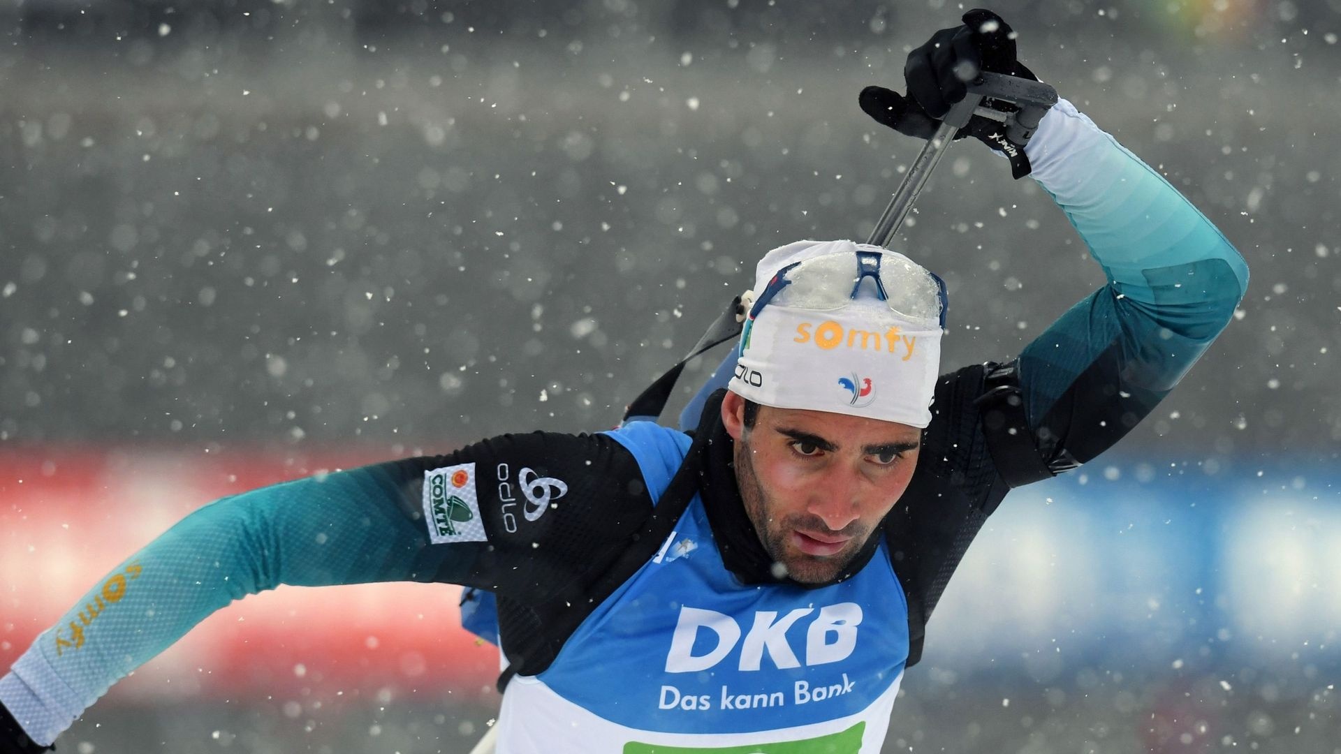 Martin Fourcade, Ruhpolding pursuit, Fourth consecutive victory, 1920x1080 Full HD Desktop