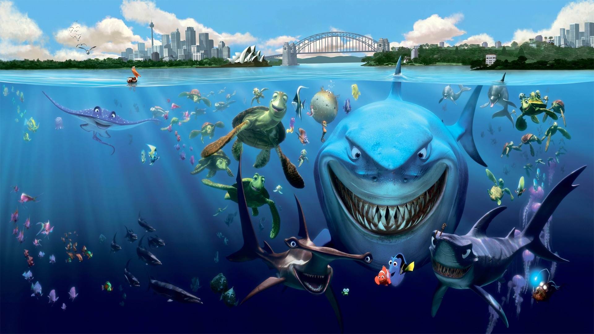 Pixar Animation, Finding Nemo, Sydney Australia, HD, 1920x1080 Full HD Desktop