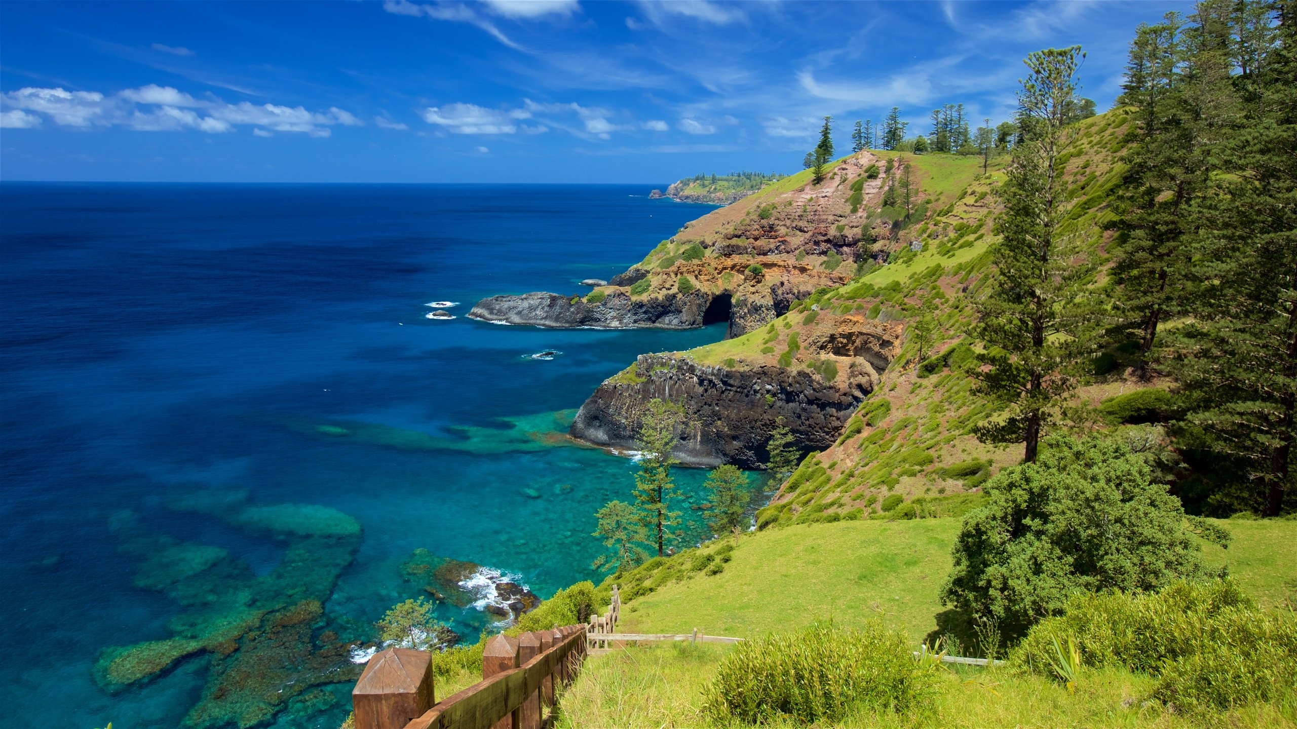 Norfolk Island, National park visit, Outdoor adventure, Expedia travel guide, 2560x1440 HD Desktop