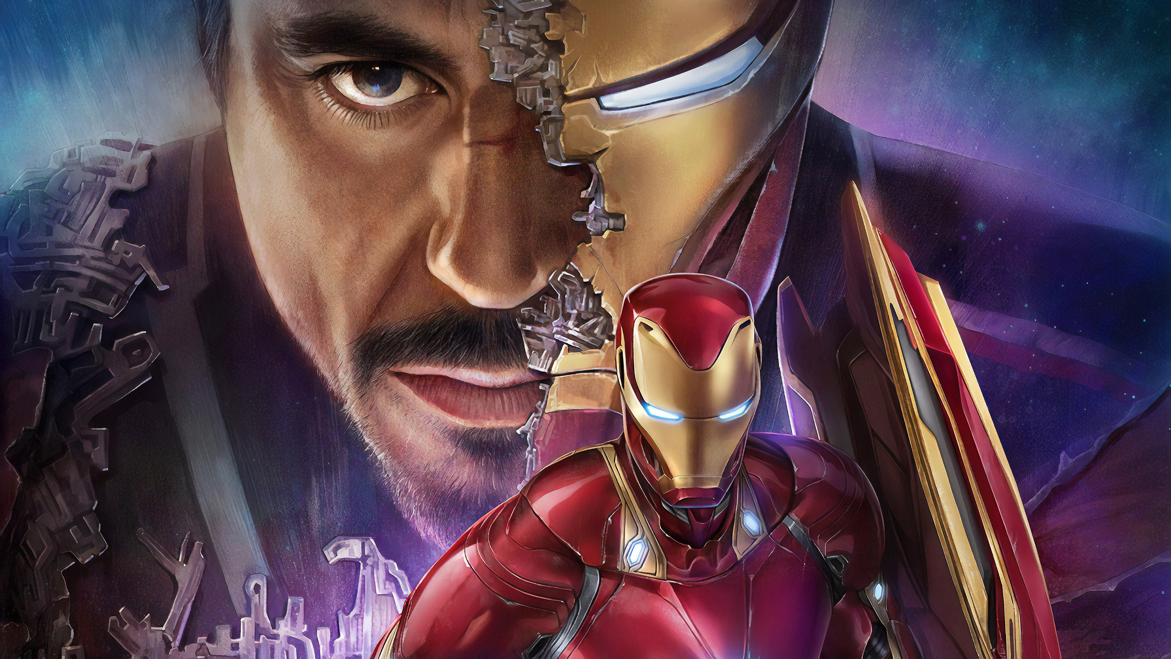 Tony Stark, Iron Man, 4K wallpapers, Superhero imagery, 3840x2160 4K Desktop