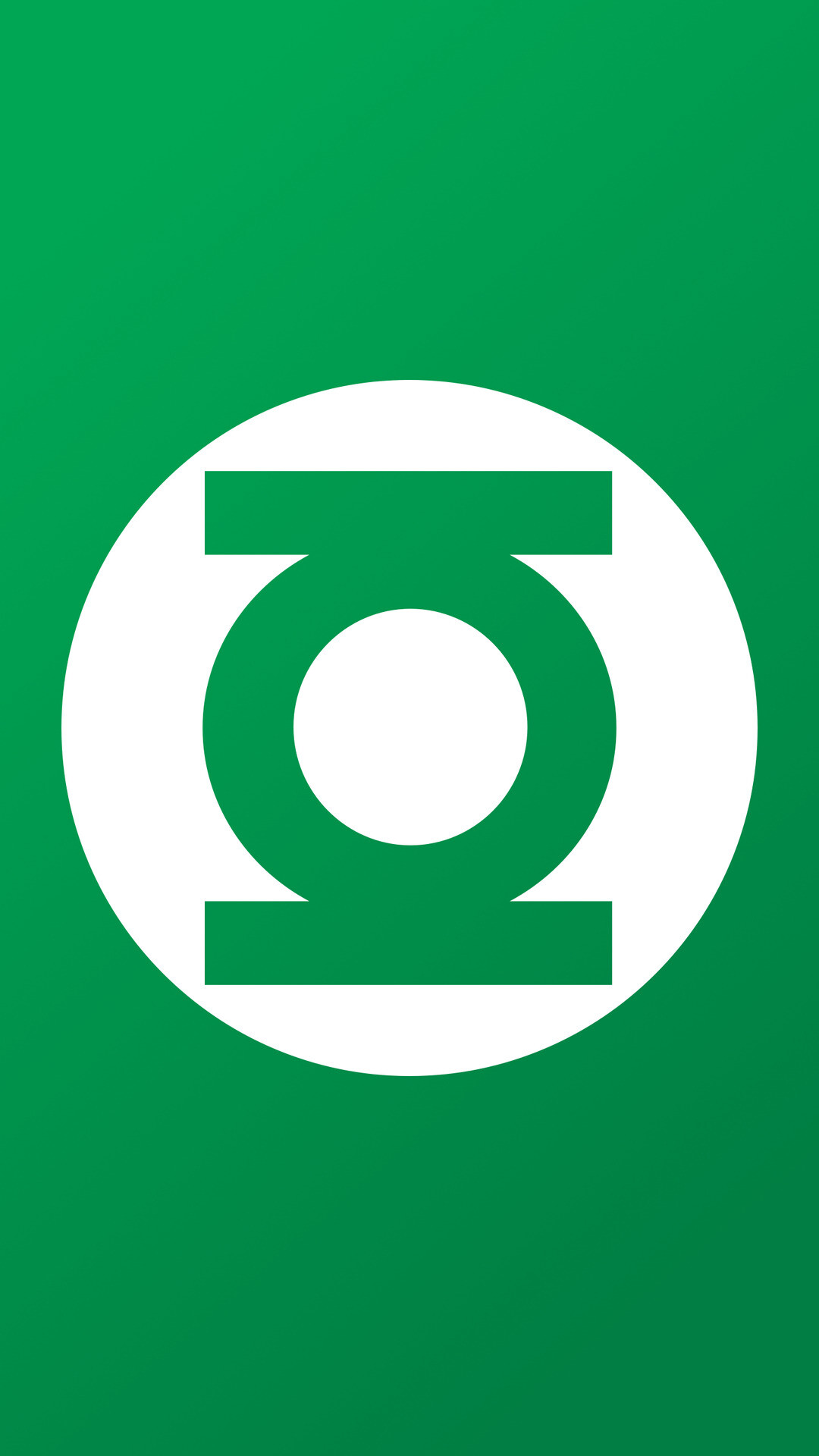 Green Lantern: A fictional intergalactic law enforcement organization, Logotype. 1080x1920 Full HD Wallpaper.