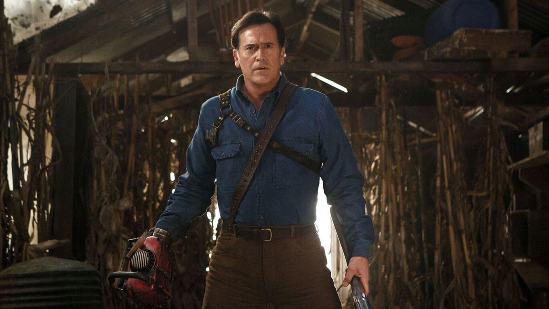Bruce Campbell: Ashley Joanna Williams, The anti-hero protagonist of the Evil Dead series. 1920x1080 Full HD Wallpaper.