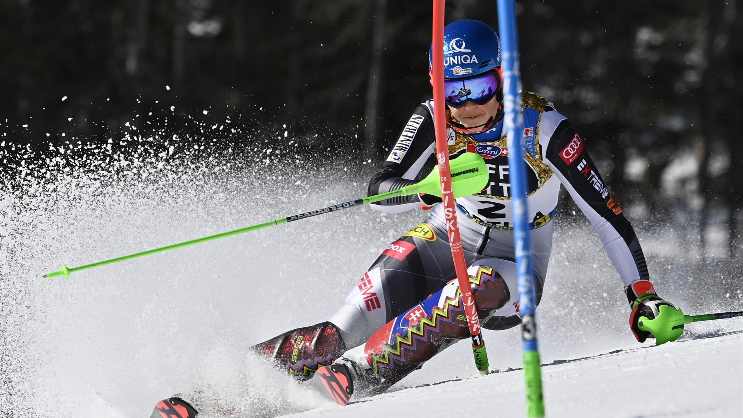 Slalom: Extreme winter sports, Jasná Alpine Skiing World Cup 2021, Downhill. 2560x1440 HD Wallpaper.