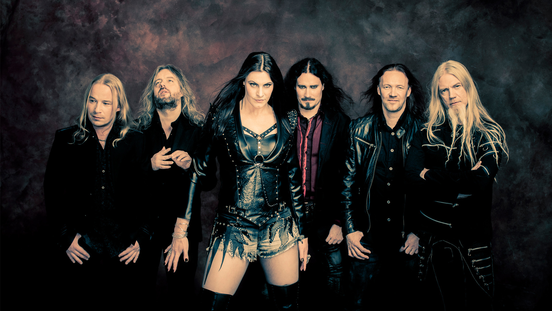 Music Band: Nightwish, Symphonic metal, Tuomas Holopainen, Emppu Vuorinen, Floor Jansen. 1920x1080 Full HD Wallpaper.