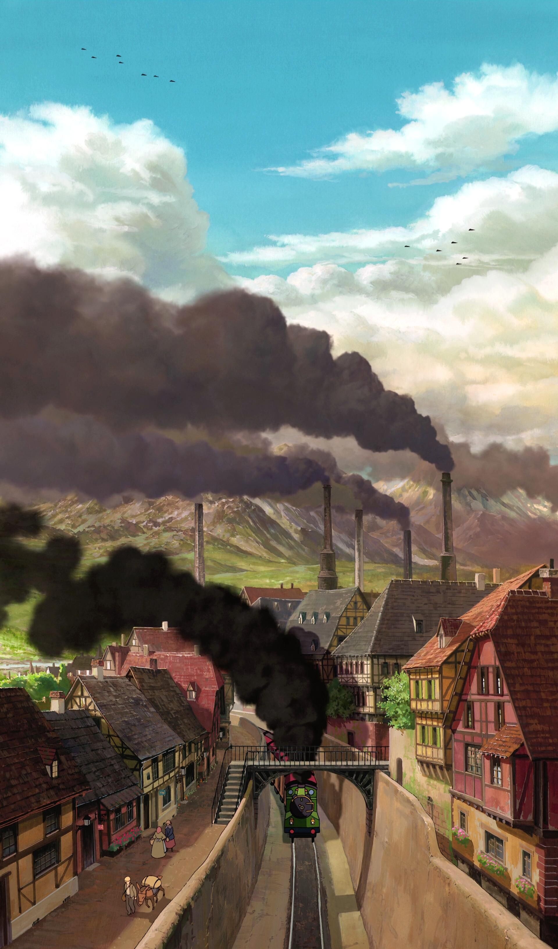 Studio Ghibli: The idea of Hayao Miyazaki, A Japanese animator, director, producer, screenwriter, author, and manga artist. 1920x3270 HD Wallpaper.