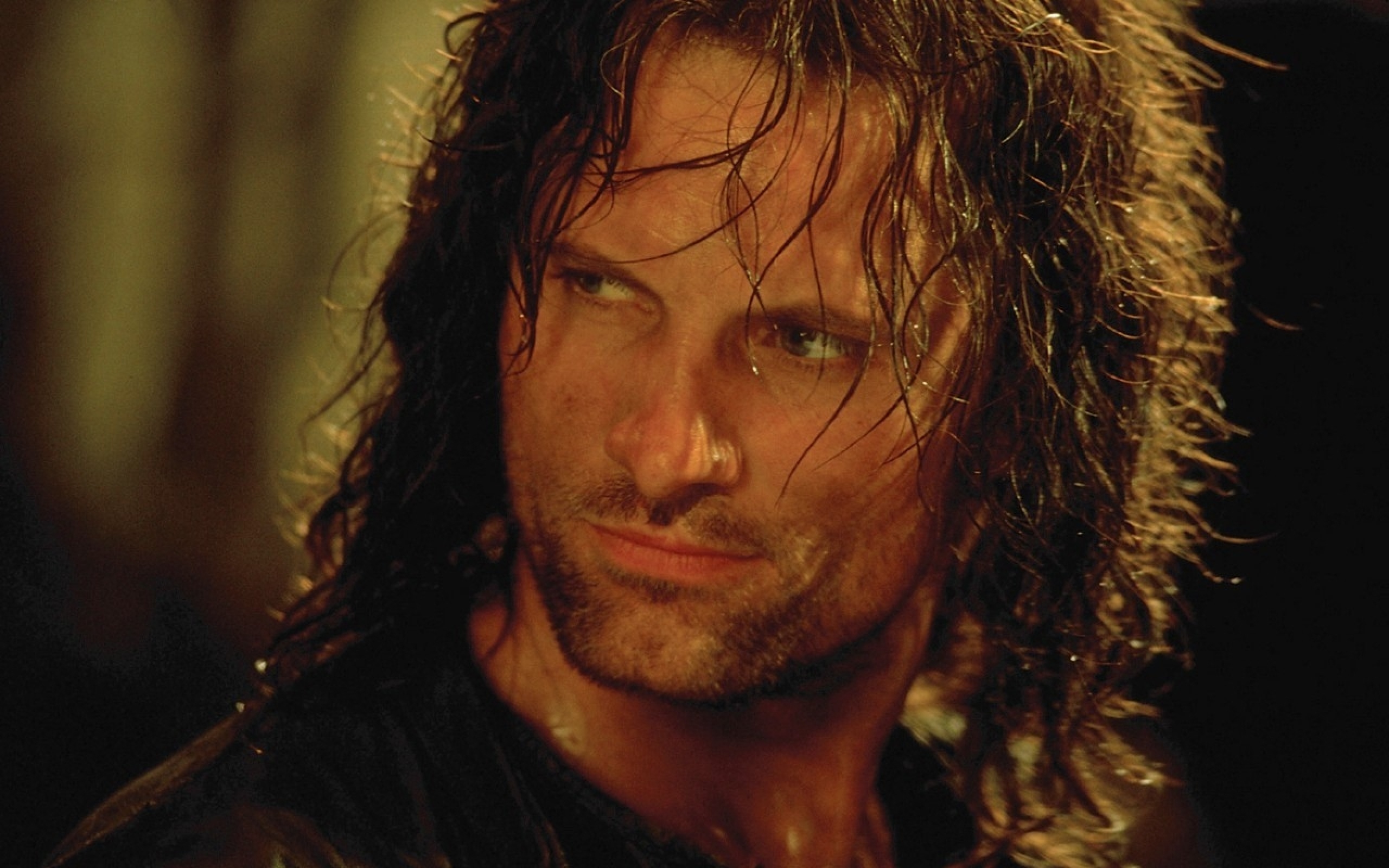 Viggo Mortensen, Aragorn, Lord of the Rings, Movie star, 2560x1600 HD Desktop