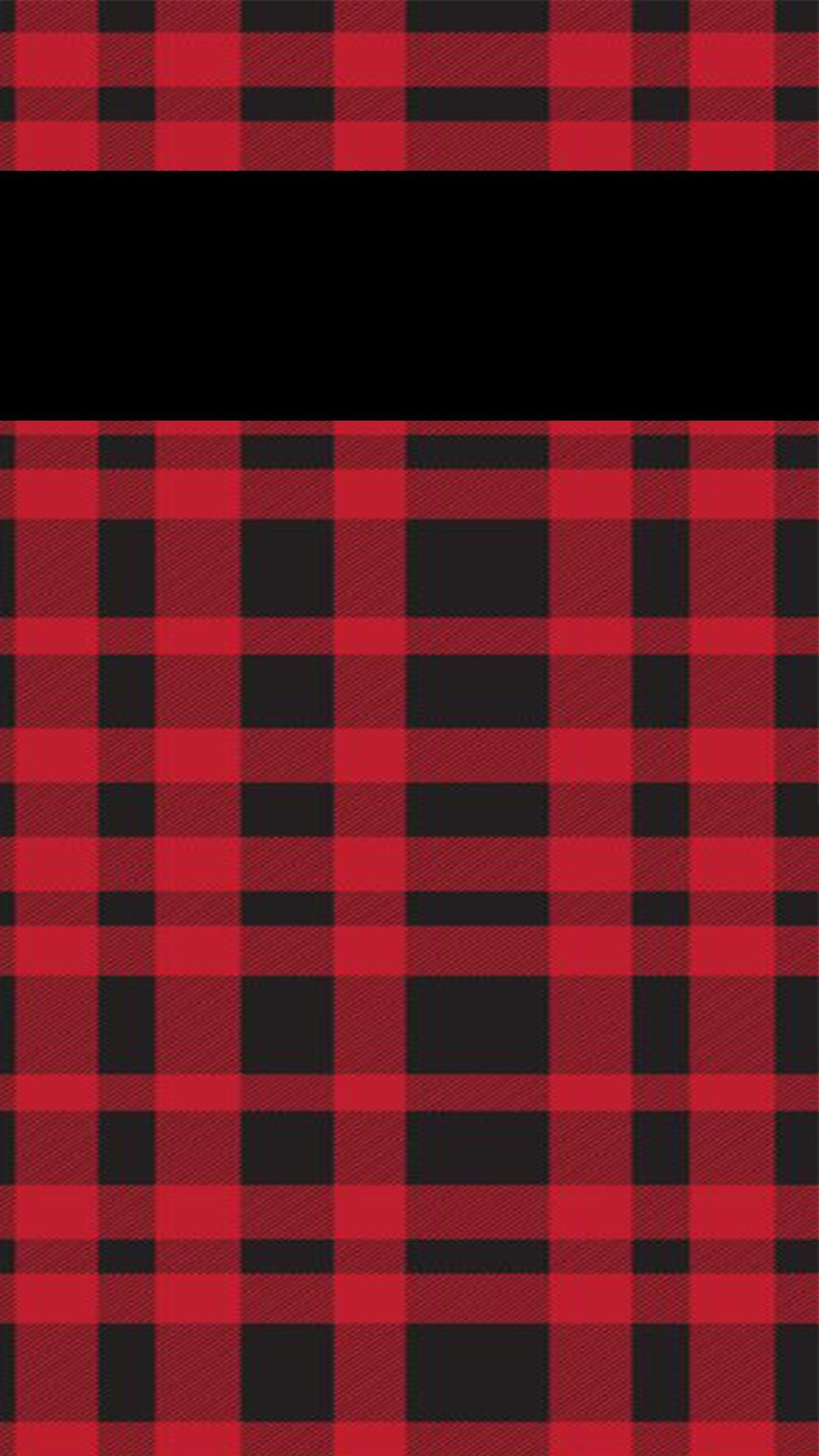 Lumberjack: Black and red plaid, Symmetry, logger symbol, Aesthetic pattern, Fall plaid. 1250x2210 HD Background.