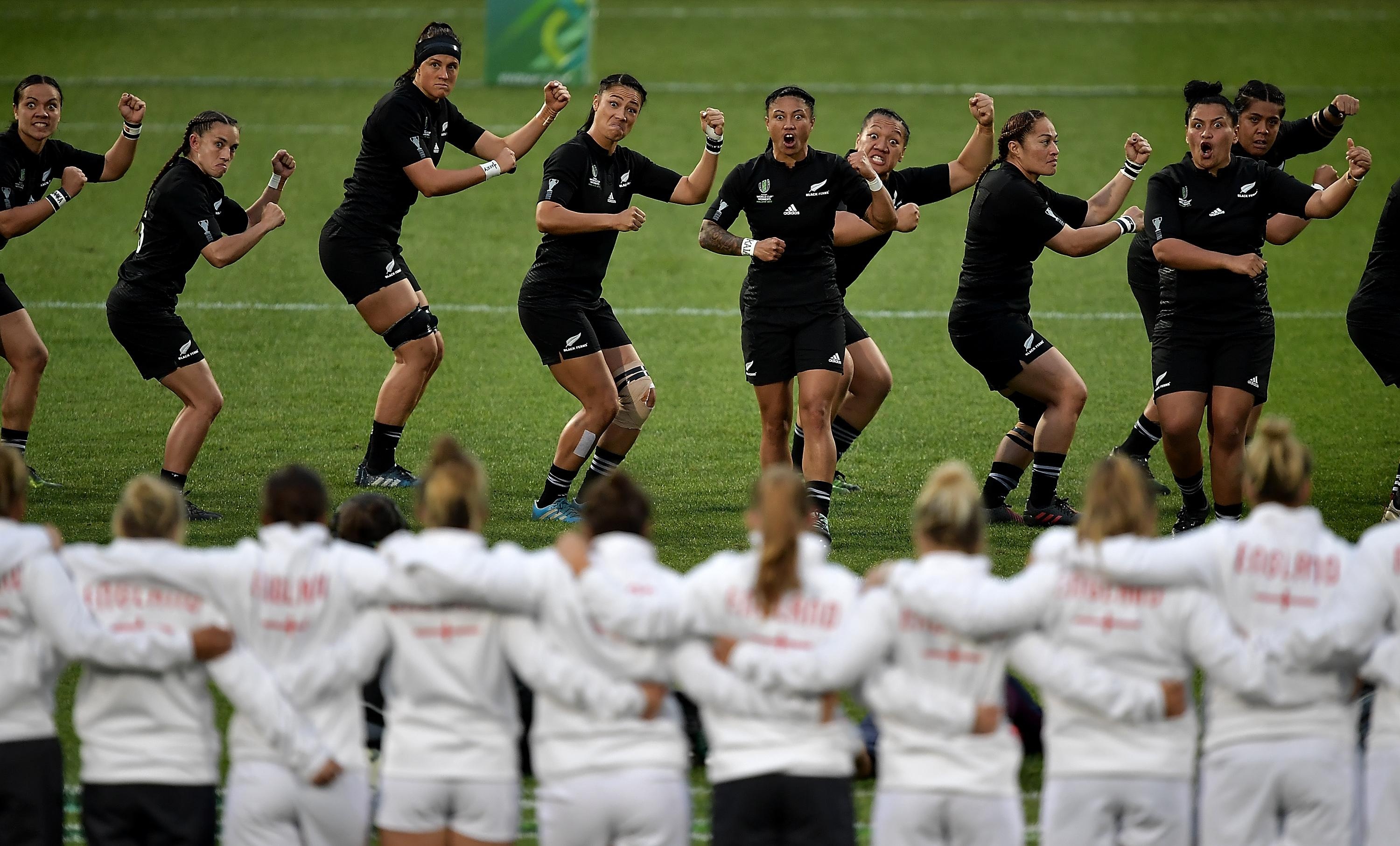 Haka: Black Ferns, The final match against the Red Roses, Rugby World Cup 2021. 3000x1820 HD Wallpaper.
