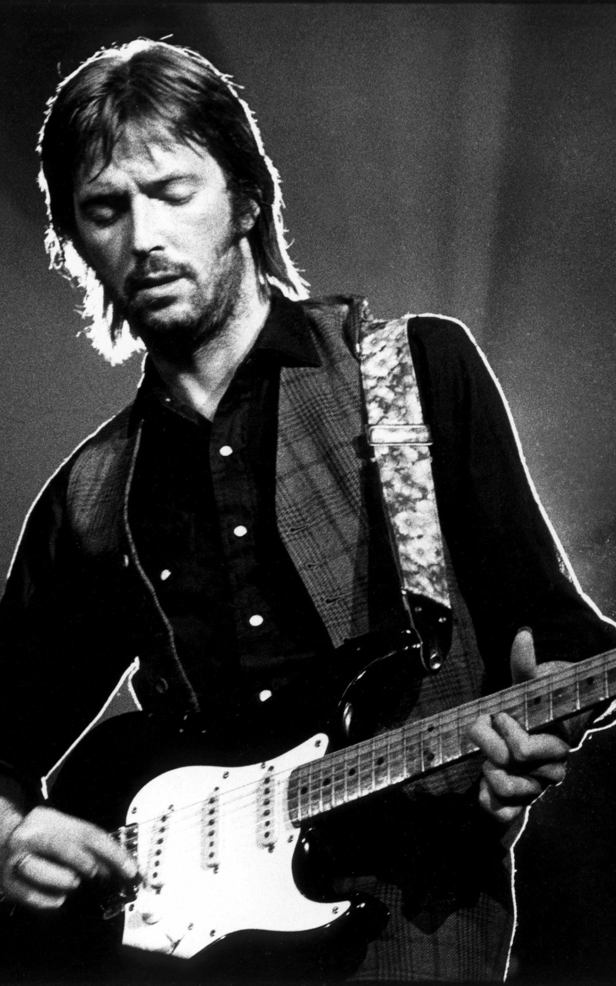 Eric Clapton, Soulful expressions, Guitar virtuosity, Iconic musician, 1200x1920 HD Handy