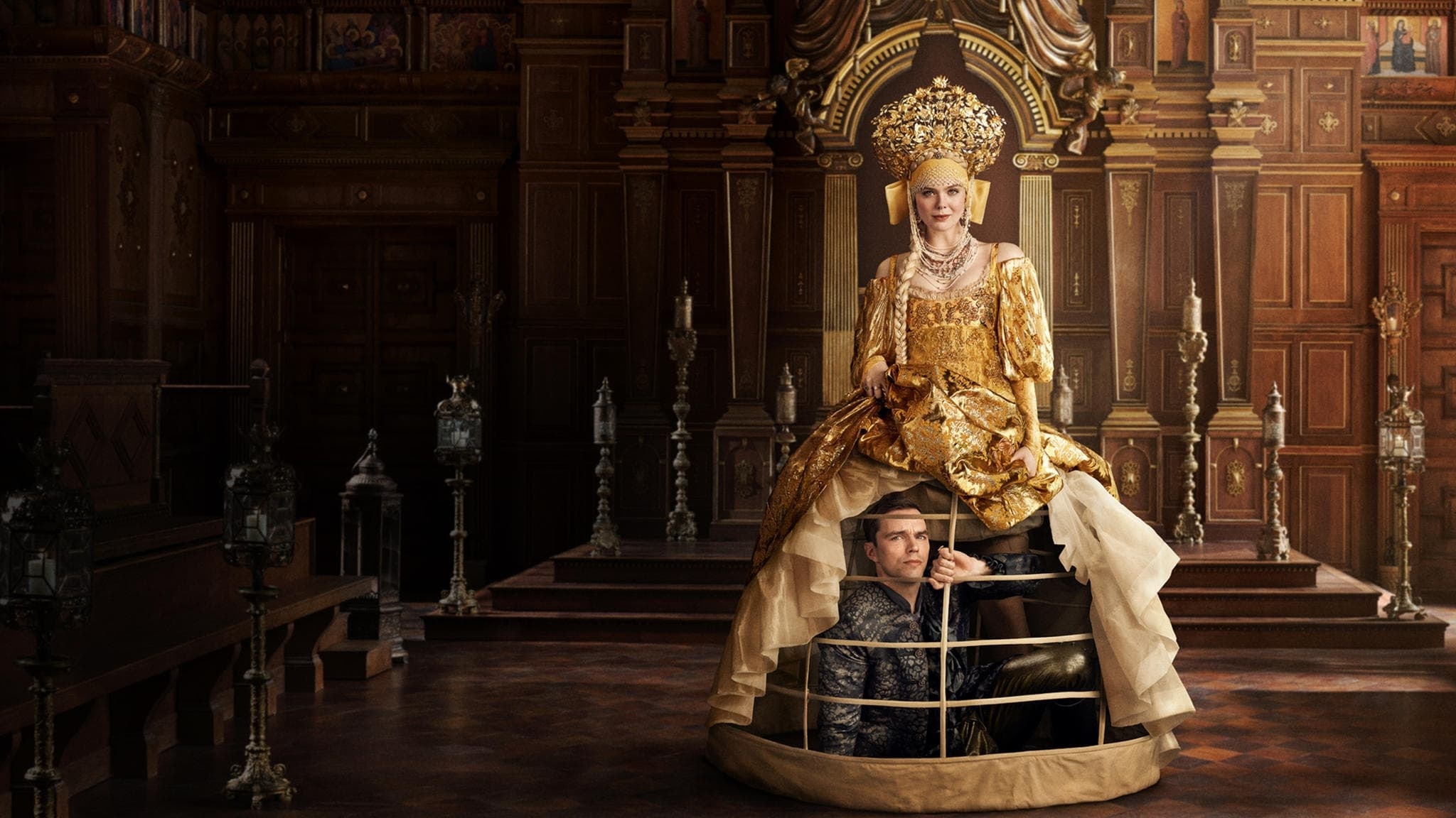 The Great (TV series): Period drama, Starring Elle Fanning and Nicholas Hoult. 2050x1160 HD Wallpaper.