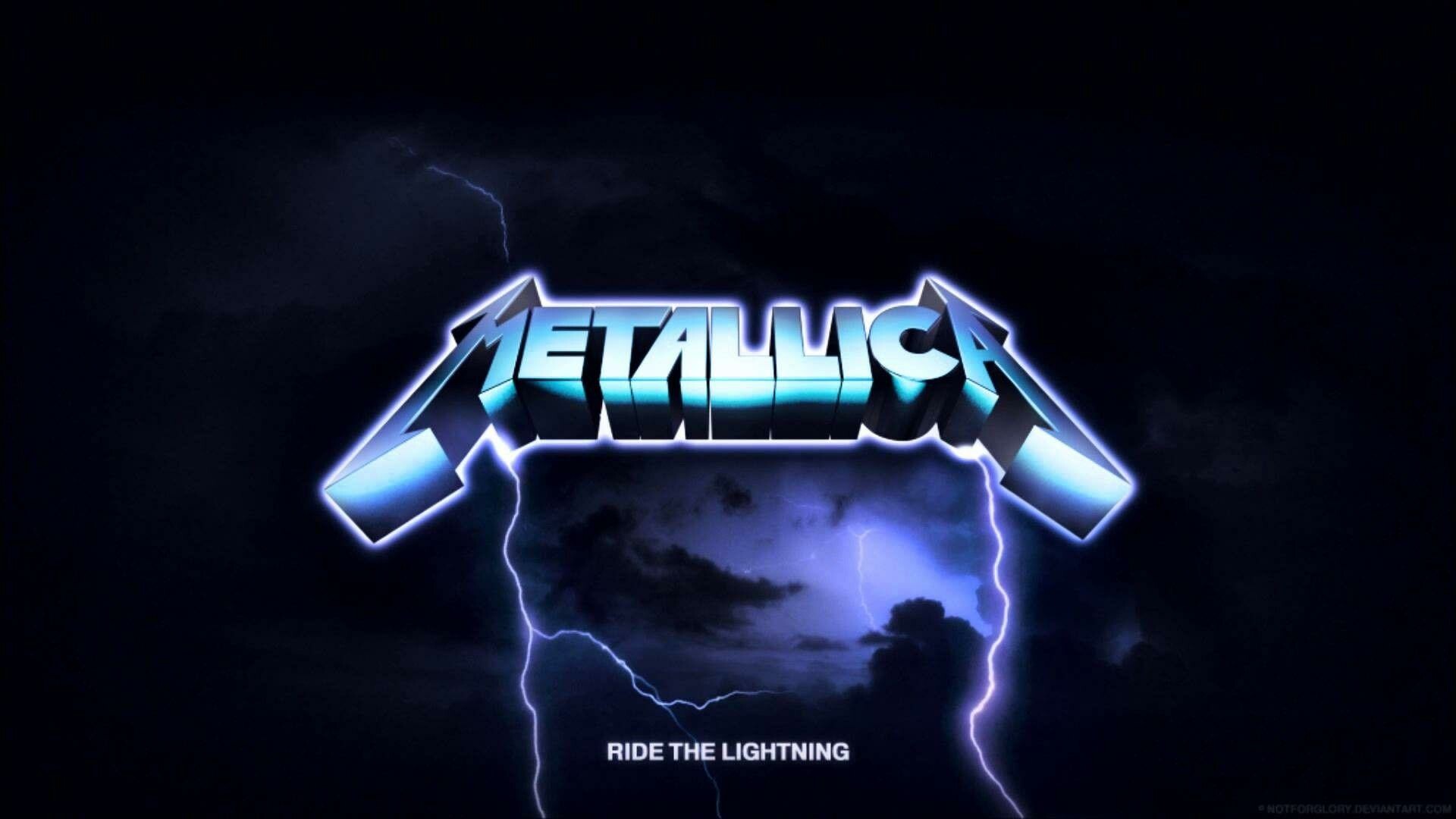 Metallica: Ride the Lightning, The second studio album by American heavy metal band, Released on July 27, 1984. 1920x1080 Full HD Wallpaper.