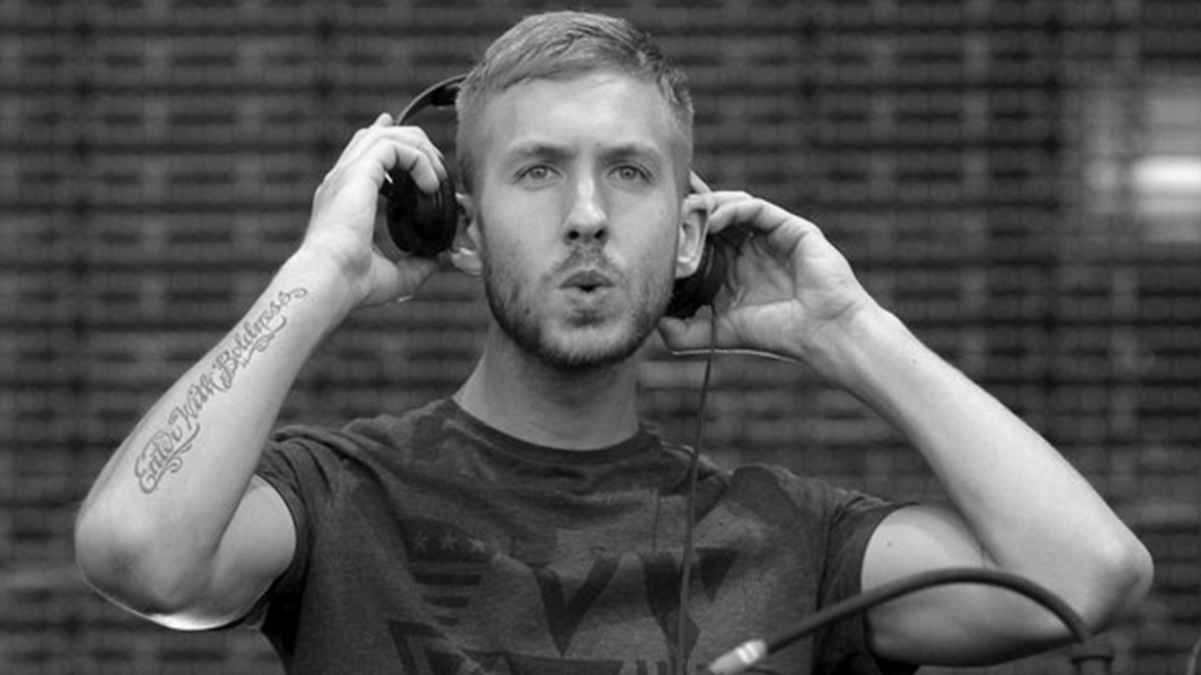Calvin Harris: Adam Richard Wiles, a Scottish DJ, record producer, singer, and songwriter. 3840x2160 4K Background.