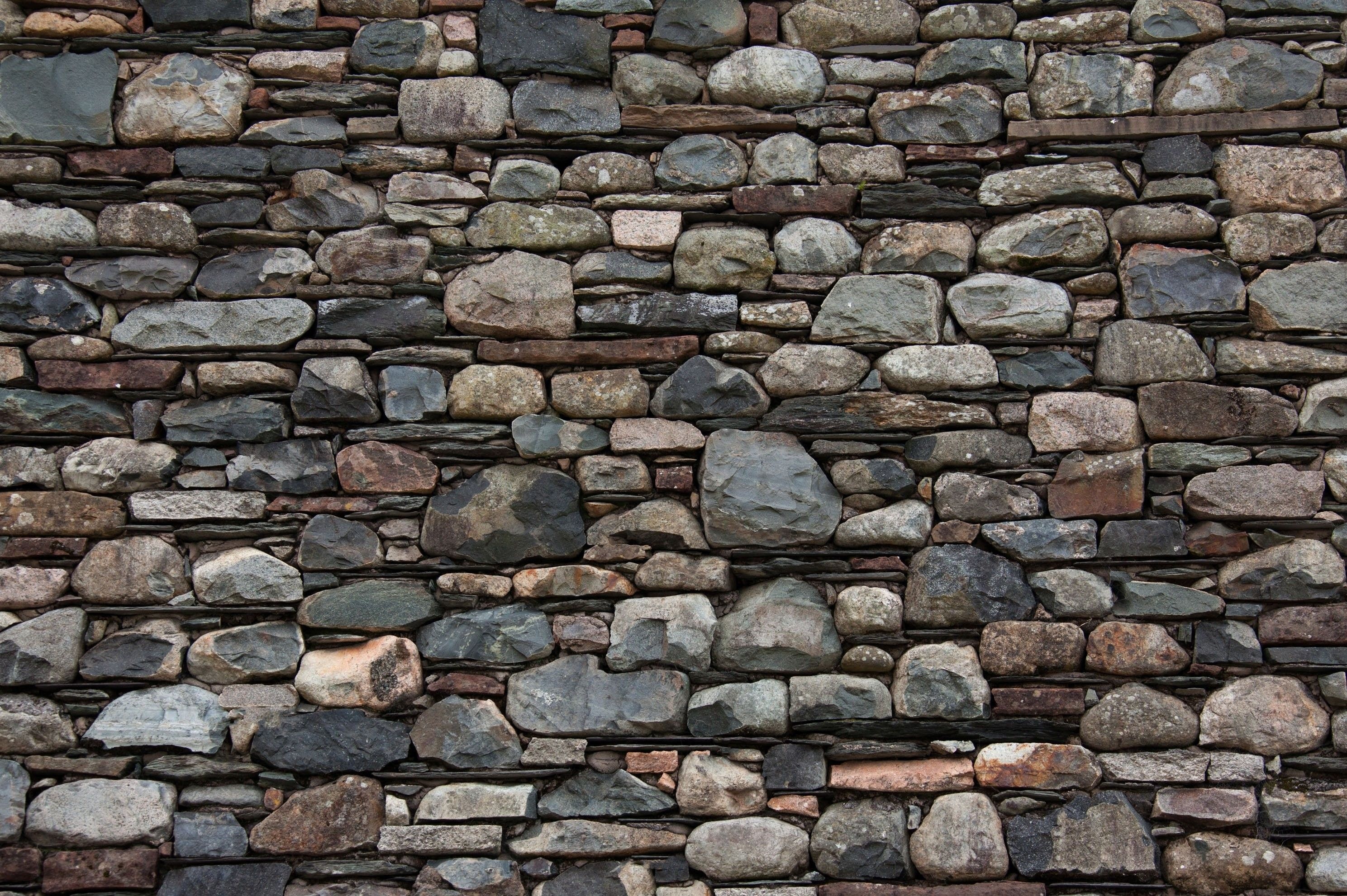 Stone wall texture, Rough and rugged, Durable material, Textured surface, 2980x1990 HD Desktop