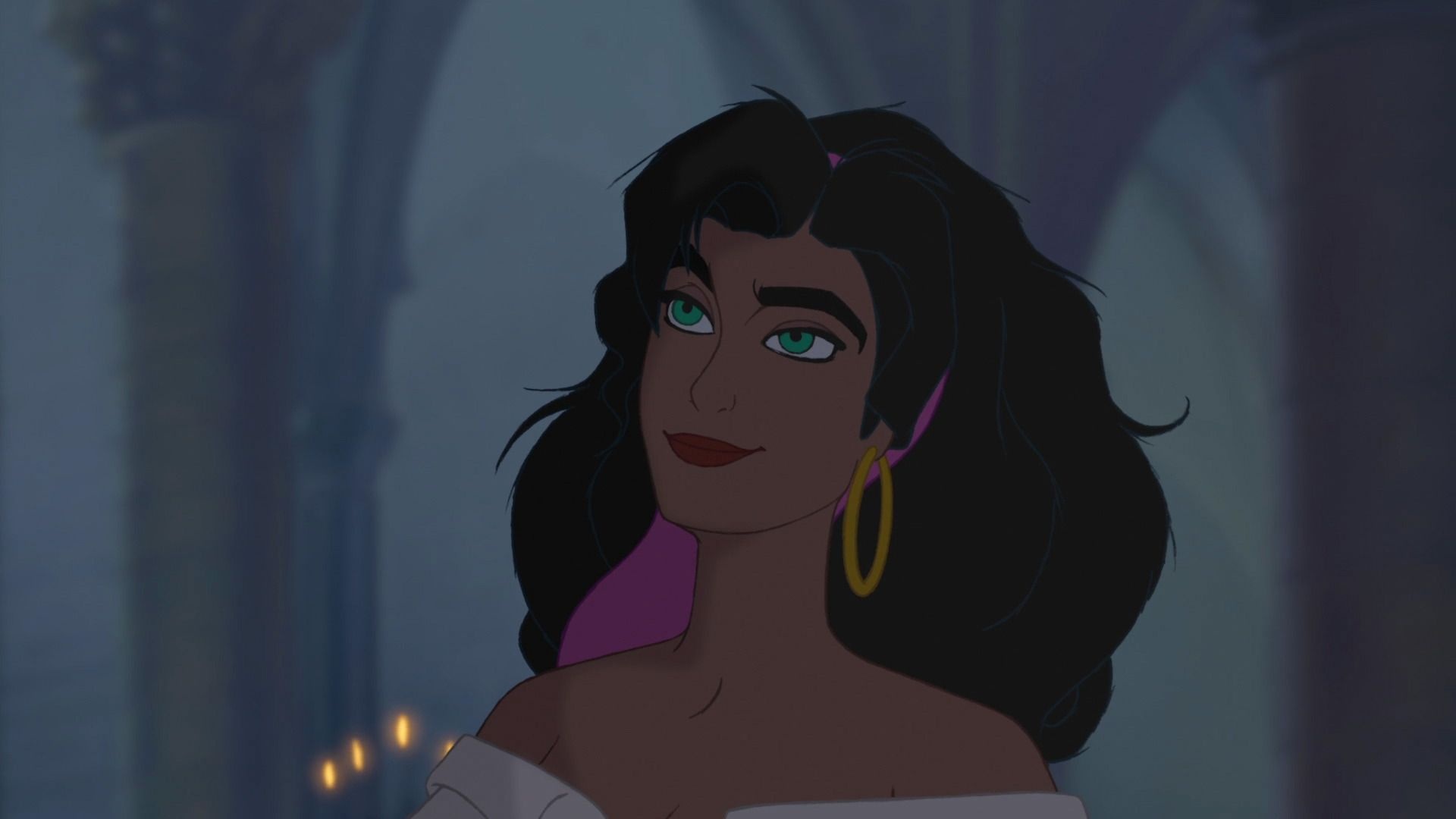 Esmeralda, Hunchback of Notre Dame, Disney eyes, Disney icons, 1920x1080 Full HD Desktop