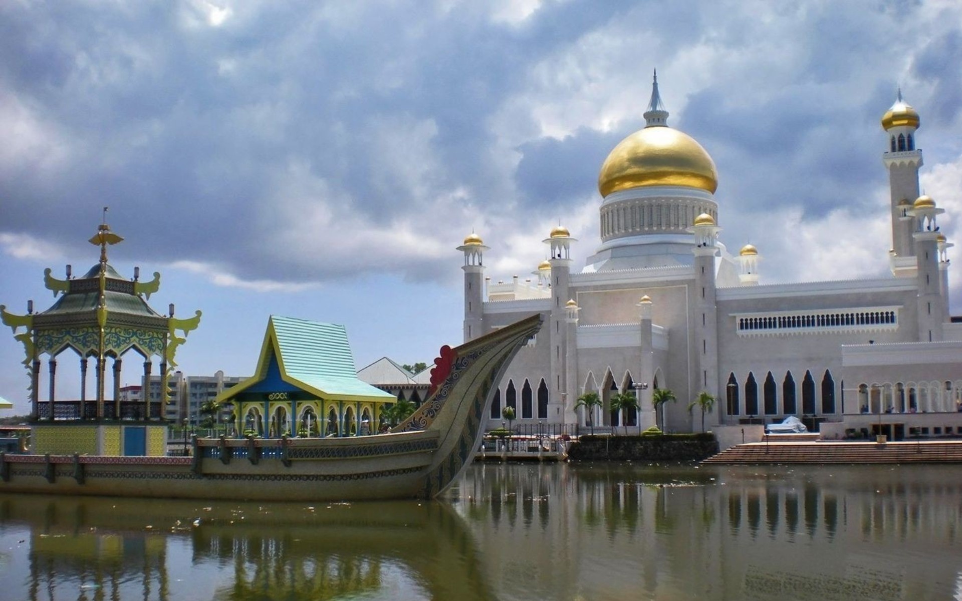 Brunei, HD wallpapers, Hintergrnde, Amazing architecture, 1920x1200 HD Desktop