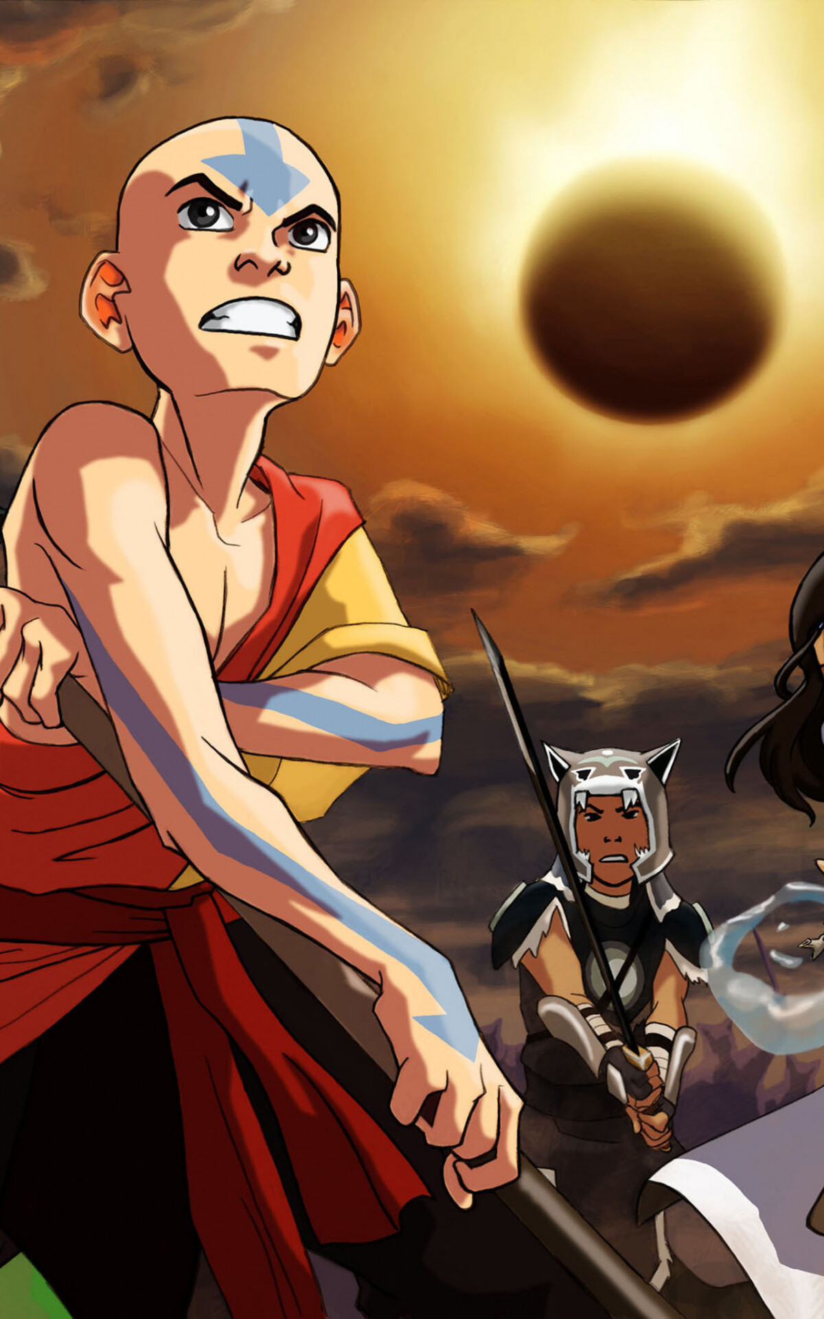 Avatar: The Last Airbender: The Water Tribes, the Earth Kingdom, the Fire Nation, and the Air Nomads. 1200x1920 HD Wallpaper.