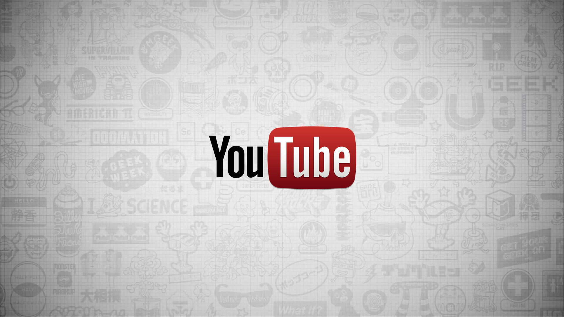 YouTube: A website designed for sharing video. 1920x1080 Full HD Background.