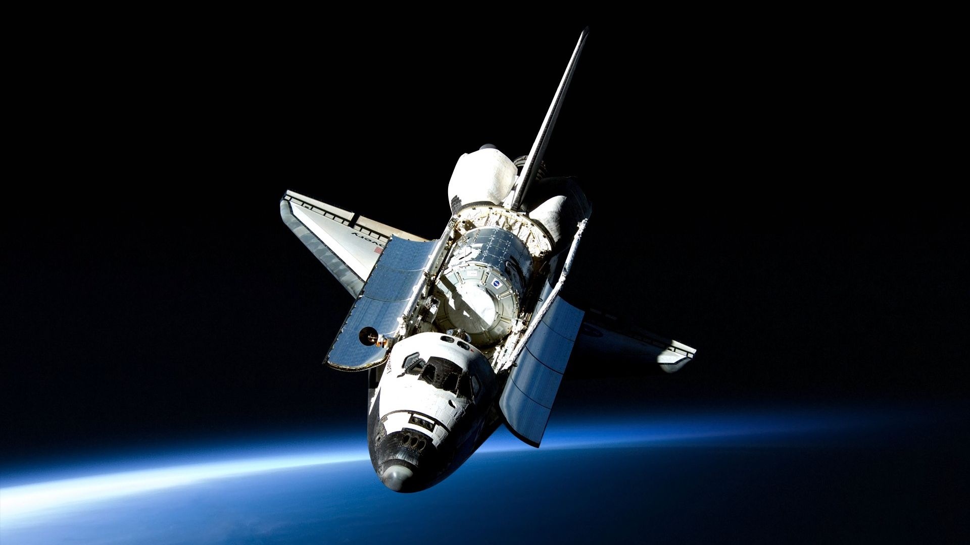 Spacecraft: Shuttle, Partially reusable low Earth orbital system. 1920x1080 Full HD Wallpaper.