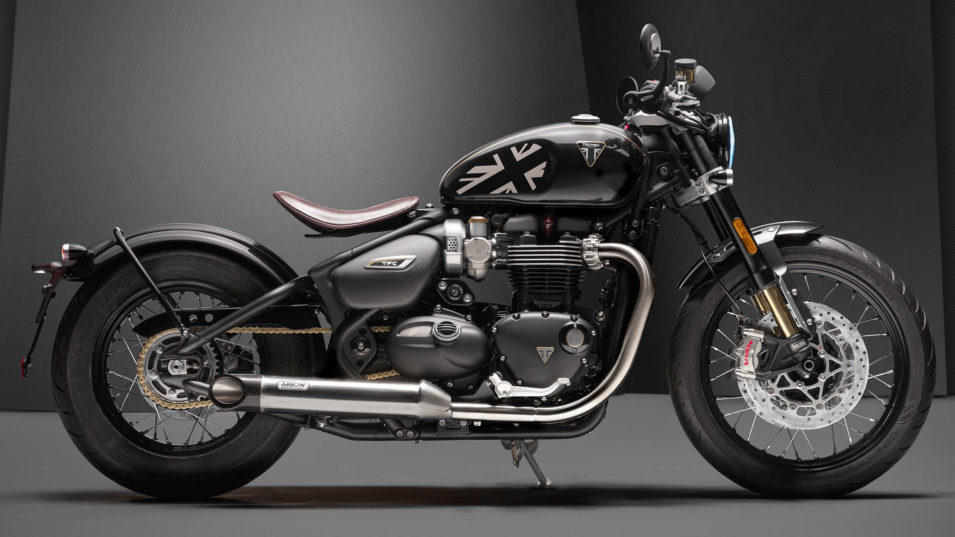 Triumph Bobber, 2020 TFc model, Luxury and power, Fast and furious, 1920x1080 Full HD Desktop