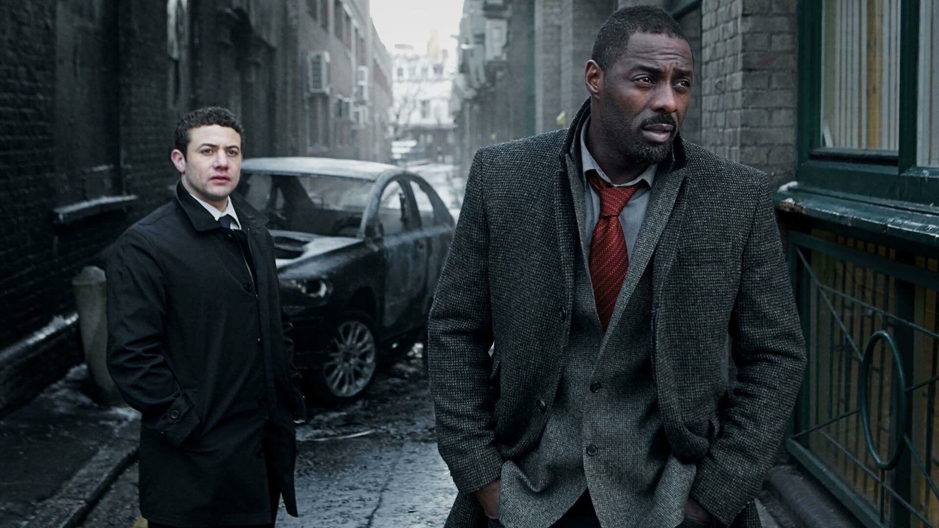 Luther (TV series): Detective Sergeant Justin Ripley, played by Warren Brown, Idris Elba. 1920x1080 Full HD Background.