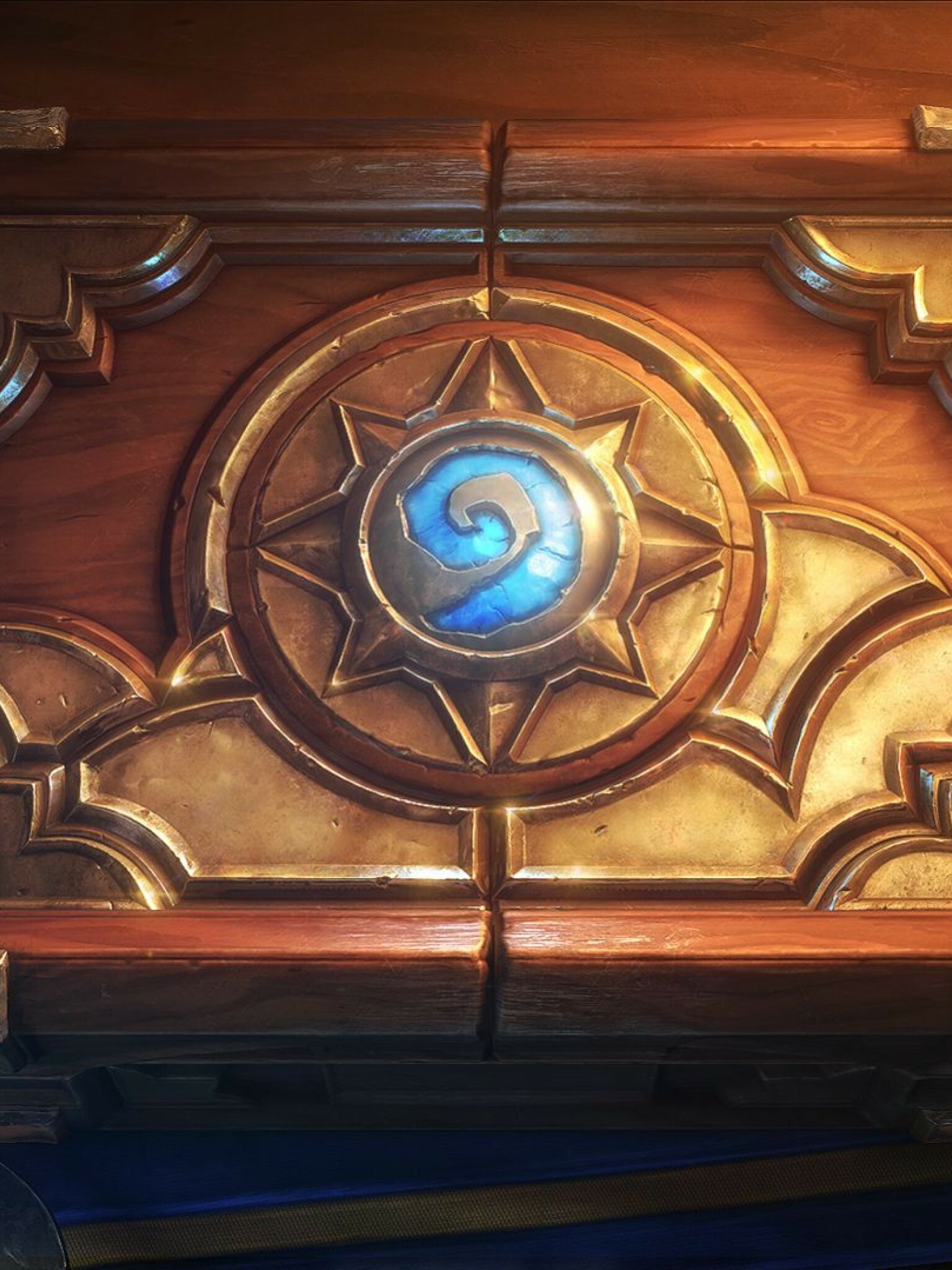 Hearthstone: Players can do battle as one of nine classes, with each offering its own strengths, powers, and synergies, and can create their own custom decks from their card collections, Published by Blizzard Entertainment. 1540x2050 HD Wallpaper.