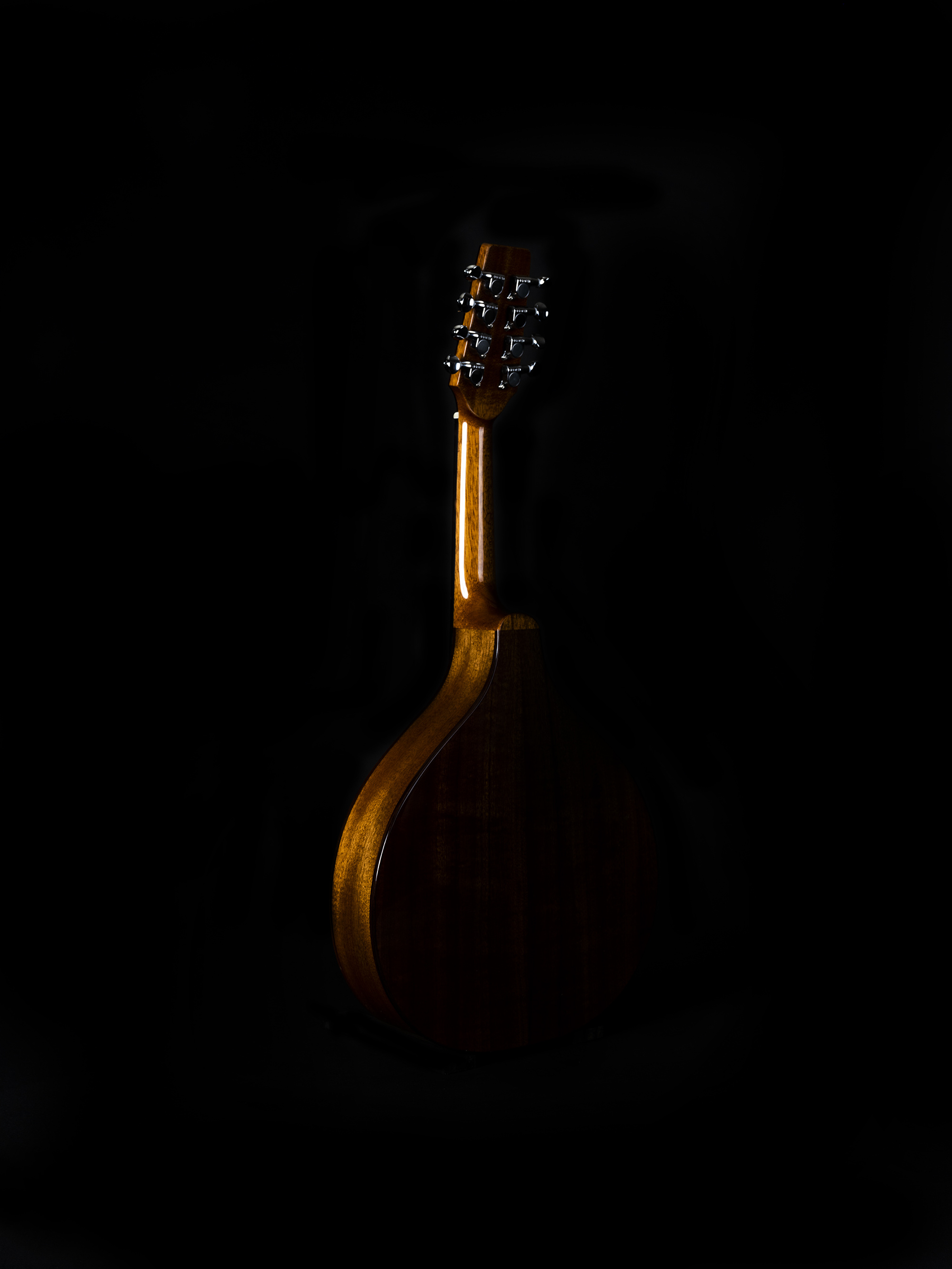 Mandola: The Ancient Pandura, Folk Instrument, Glossy Lacquered Surface, Short Neck. 2000x2670 HD Background.