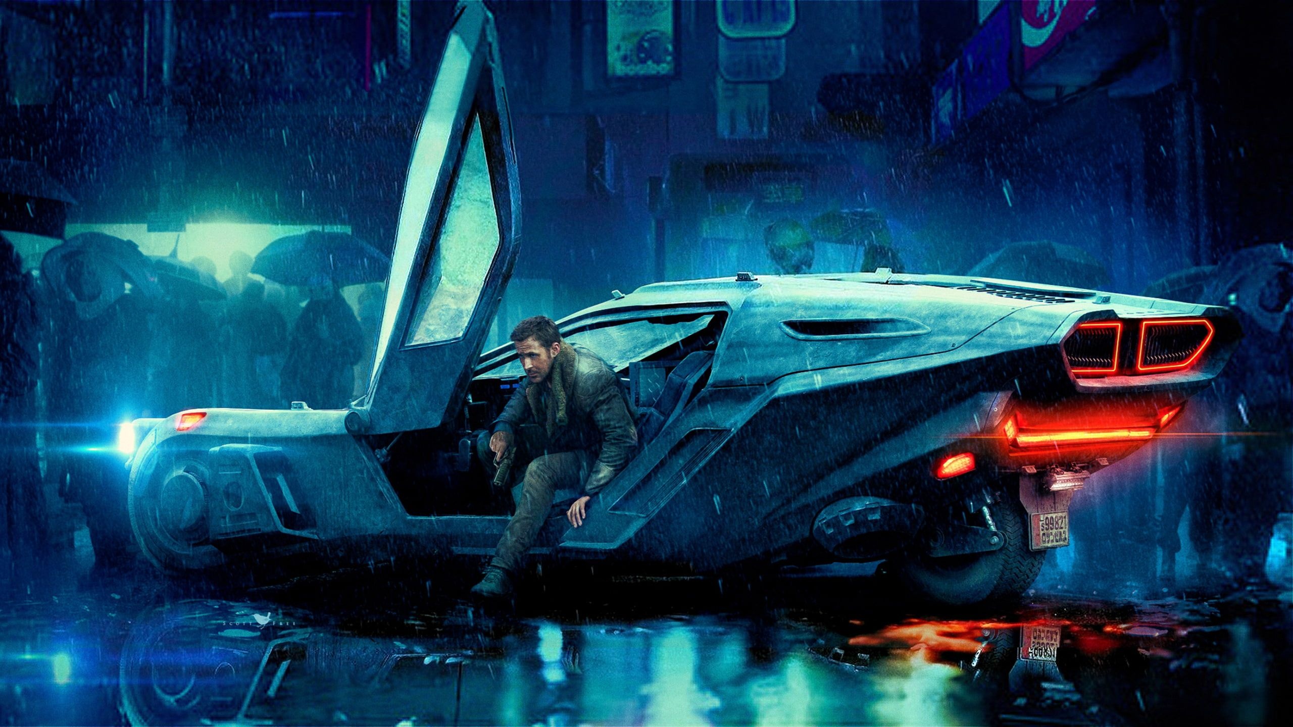 Blade Runner 2049 car, Blade Runner franchise, 2K HD wallpaper, Futuristic design, 2560x1440 HD Desktop