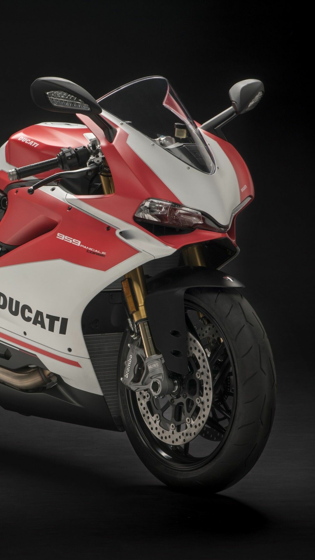 Ducati: 959 model, The motorcycle-manufacturing company, headquartered in Bologna. 1080x1920 Full HD Background.