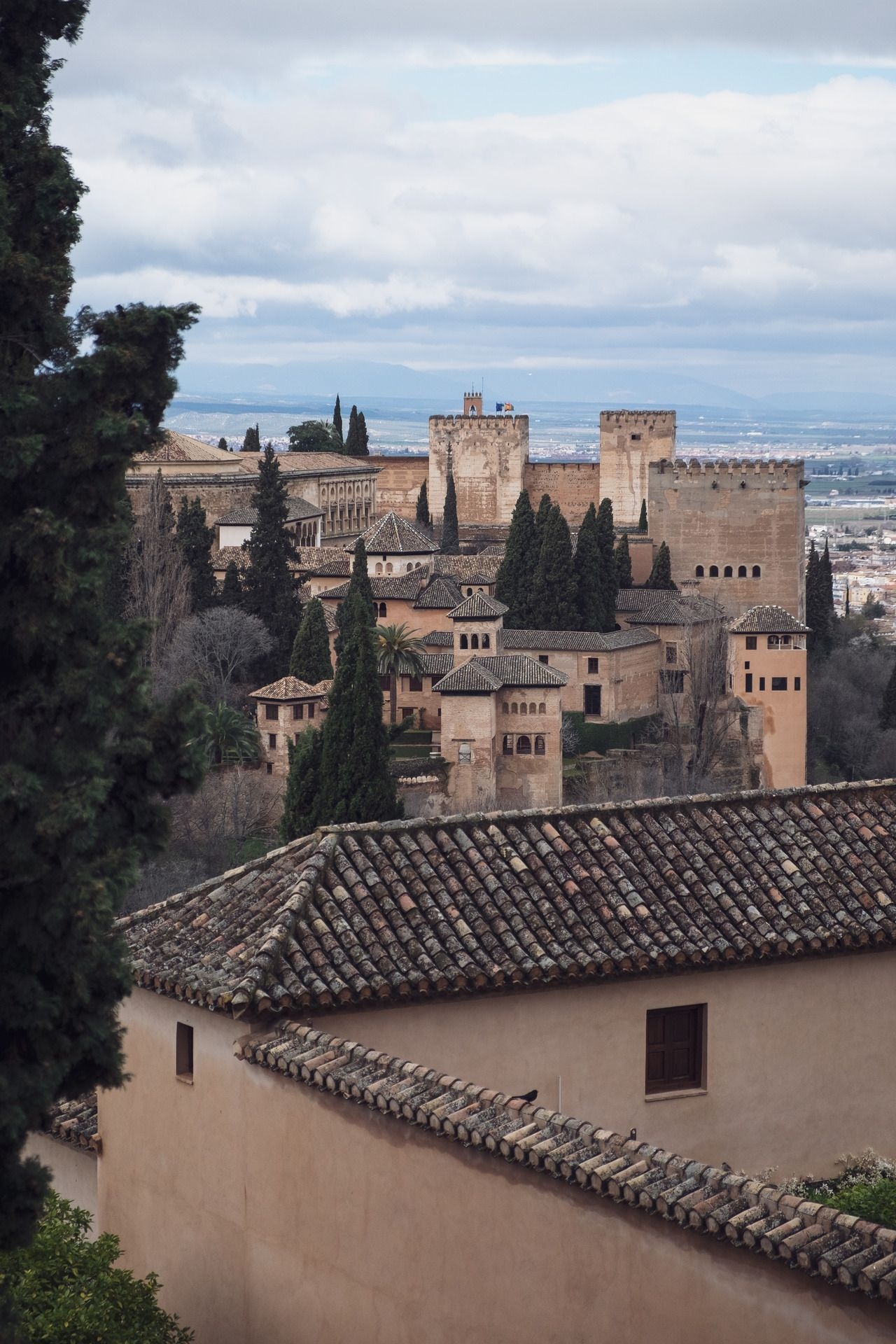 Alhambra, Travels, Spain, Granada, 1280x1920 HD Handy