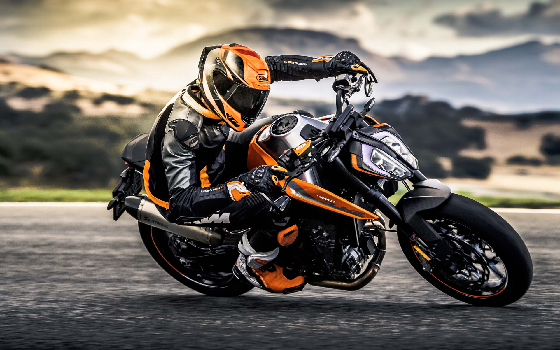 KTM motorcycles, 2018 Duke sports bike, Widescreen HD wallpaper, Breathtaking ride, 1920x1200 HD Desktop