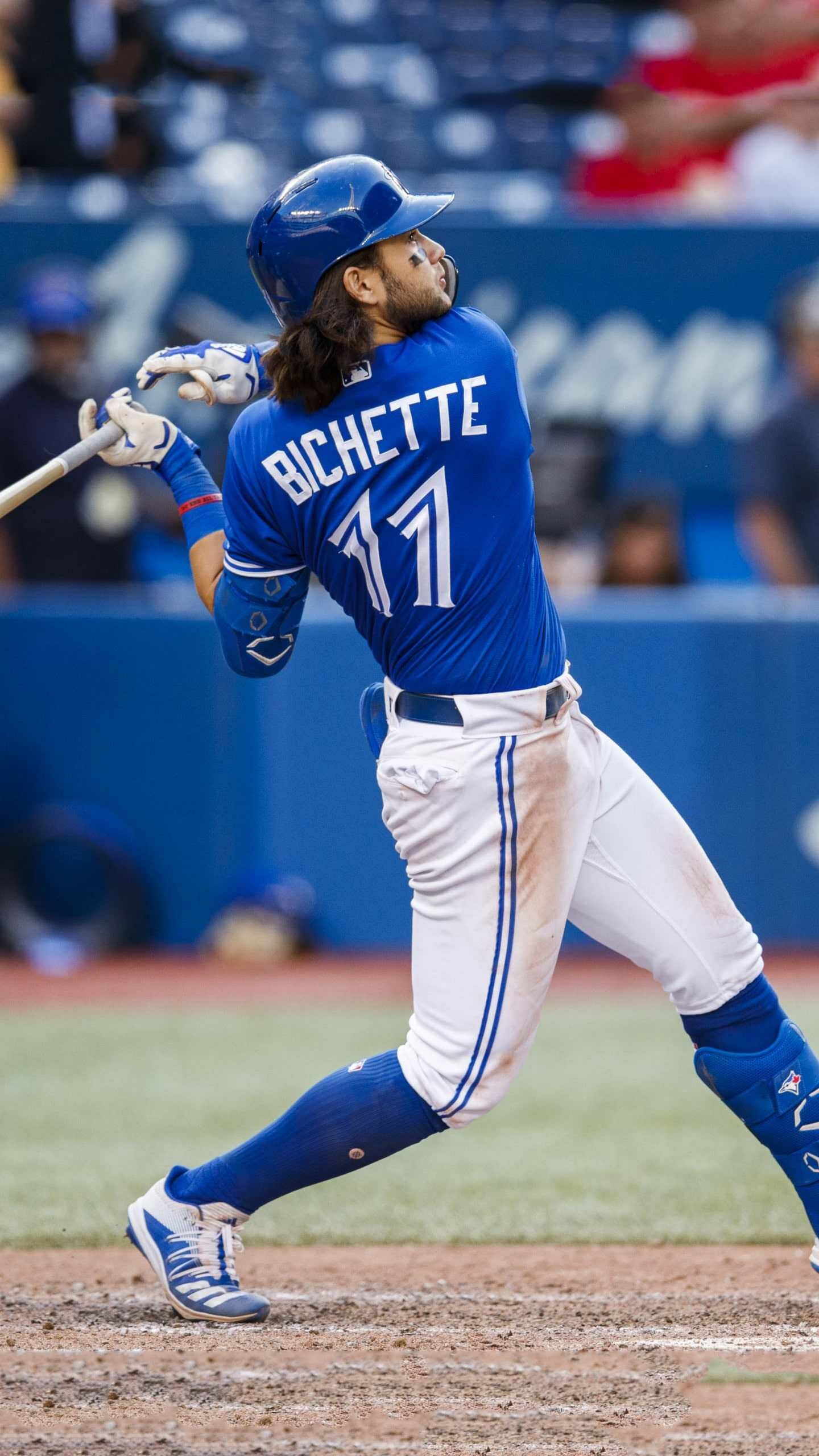 Bo Bichette, Baseball sensation, Rising star, Dynamic plays, 1440x2560 HD Phone