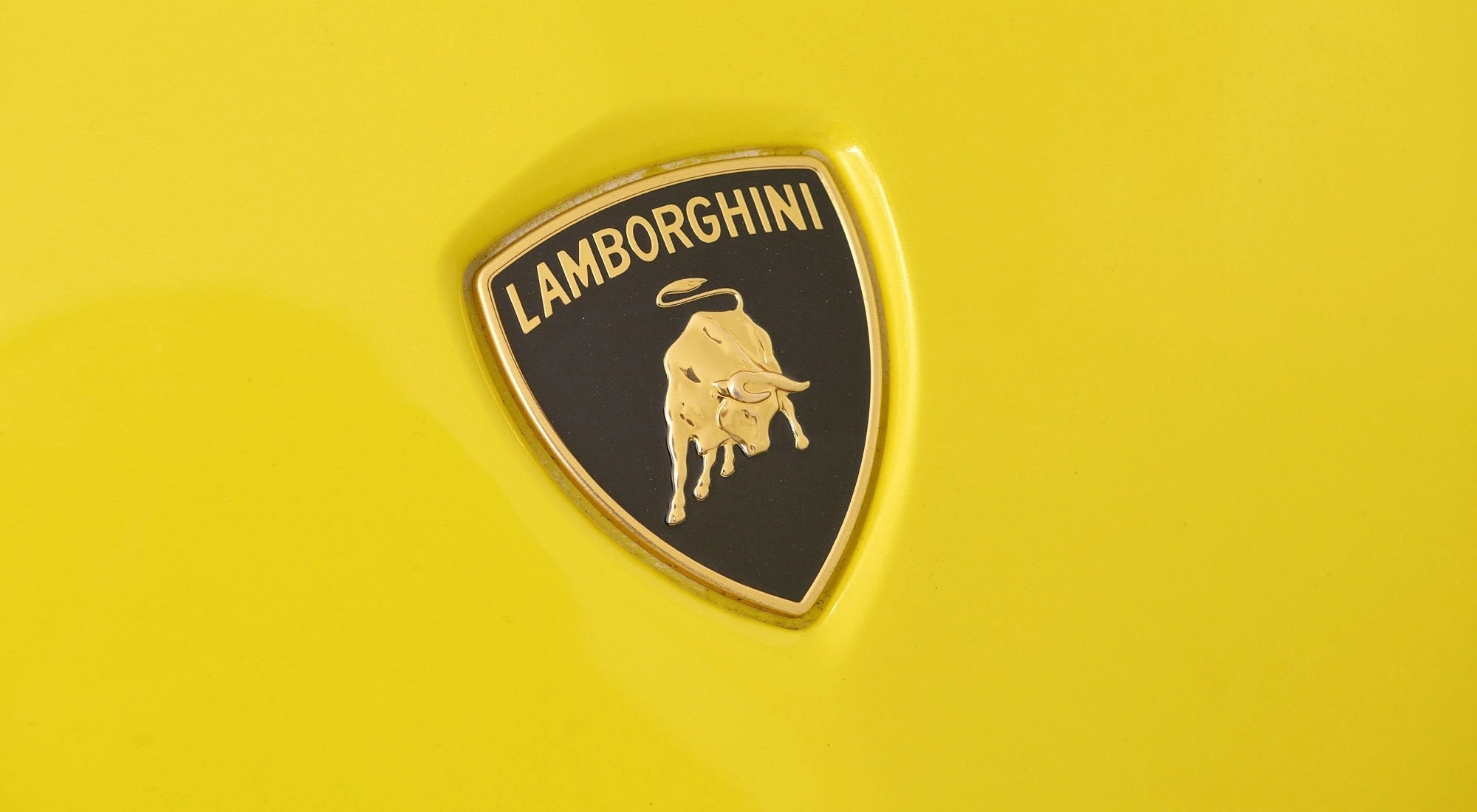 Lamborghini Logo, Emblem symbol, HD wallpapers, Sports car, 2000x1100 HD Desktop