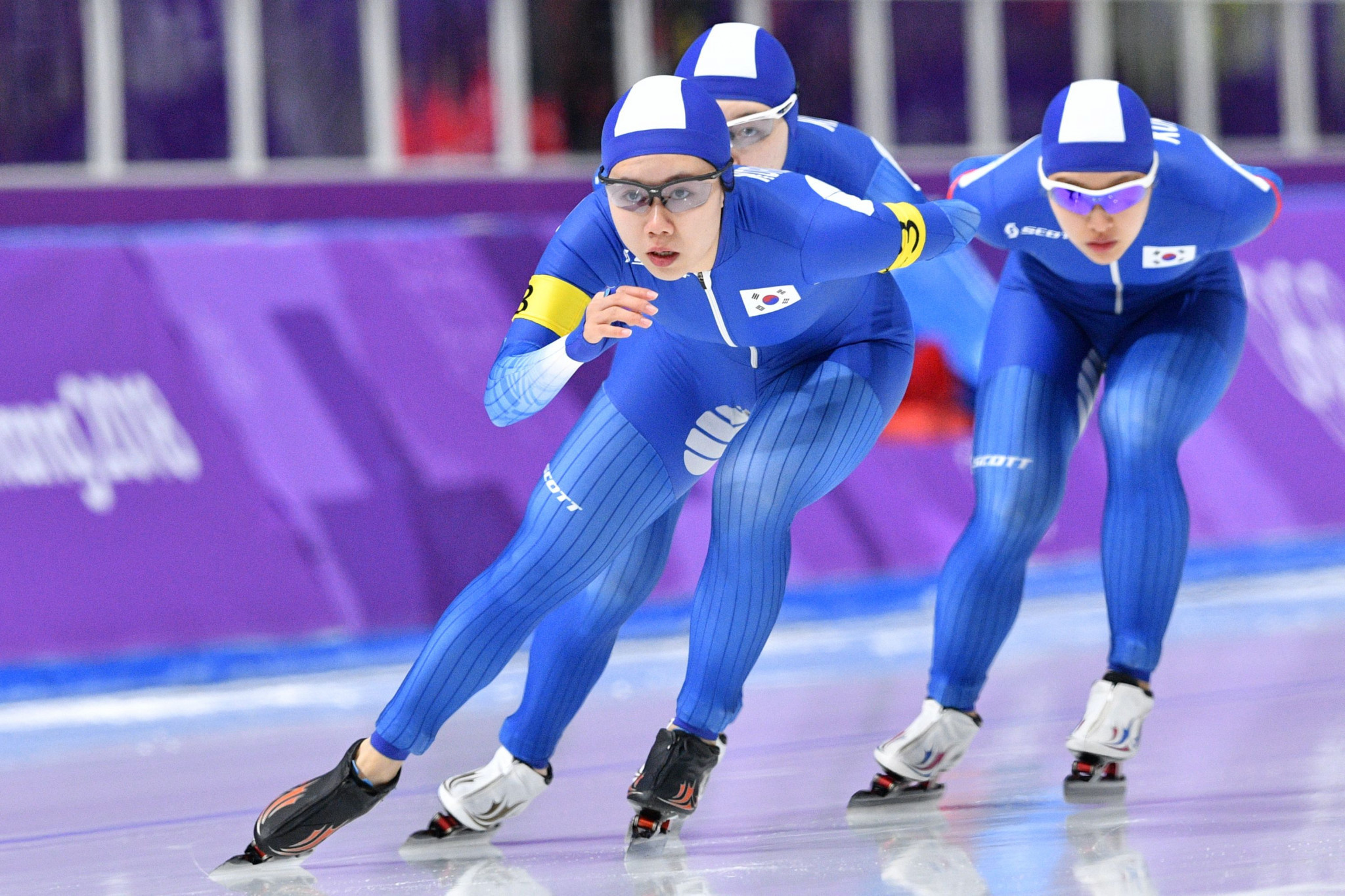 Speed Skating: Noh Seon-yeong, A South Korean speed skater, National record holder, Women's long track, 1500 meters. 2050x1370 HD Wallpaper.