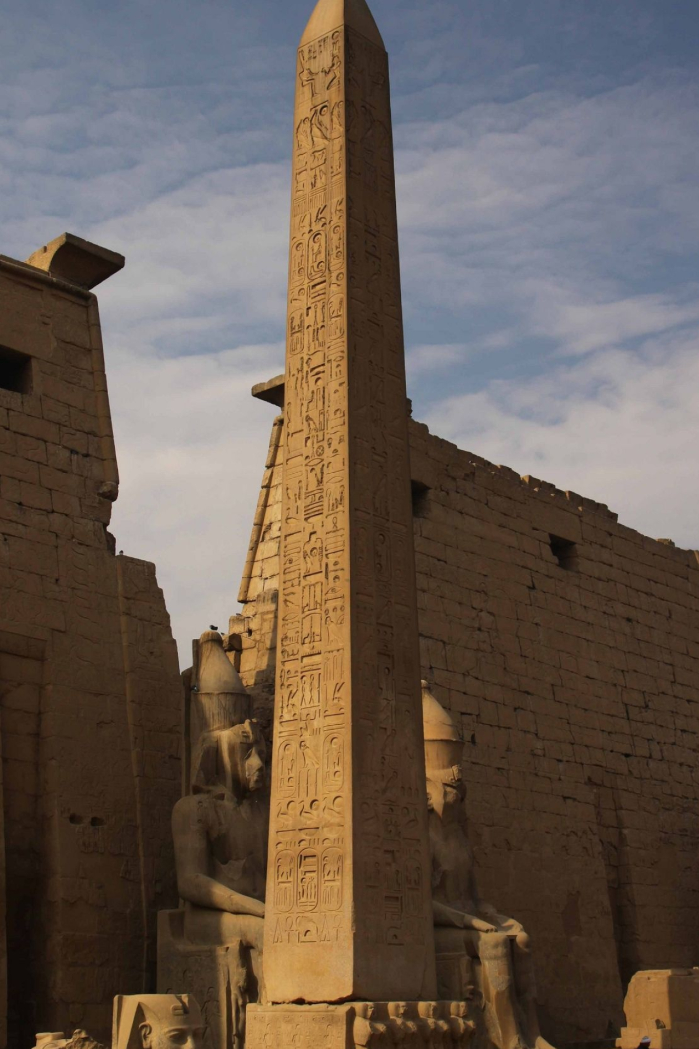 Luxor Temple Egypt, Luxor Temple obelisk, Ancient Egyptian architecture, Travels, 1370x2050 HD Phone