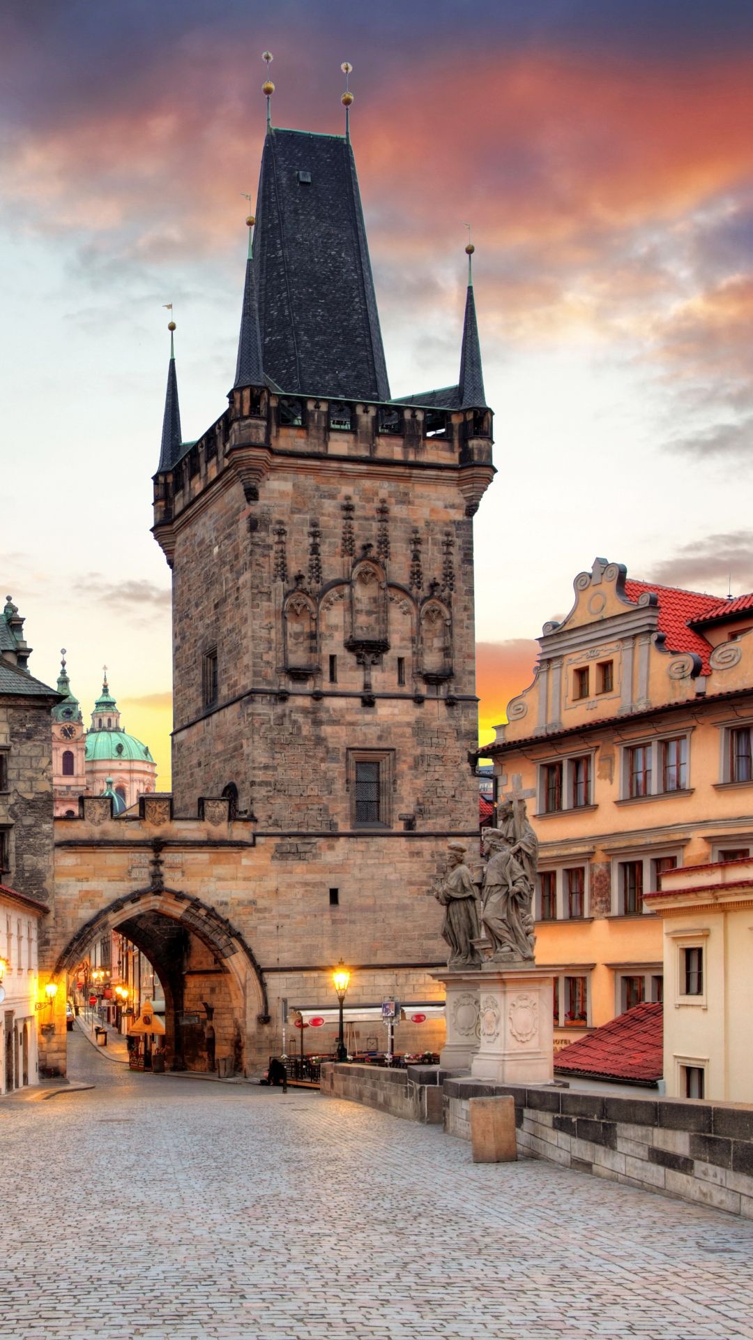 Prague city wallpapers, Stunning views, Czech Republic's metropolis, Captivating backgrounds, 1080x1920 Full HD Phone