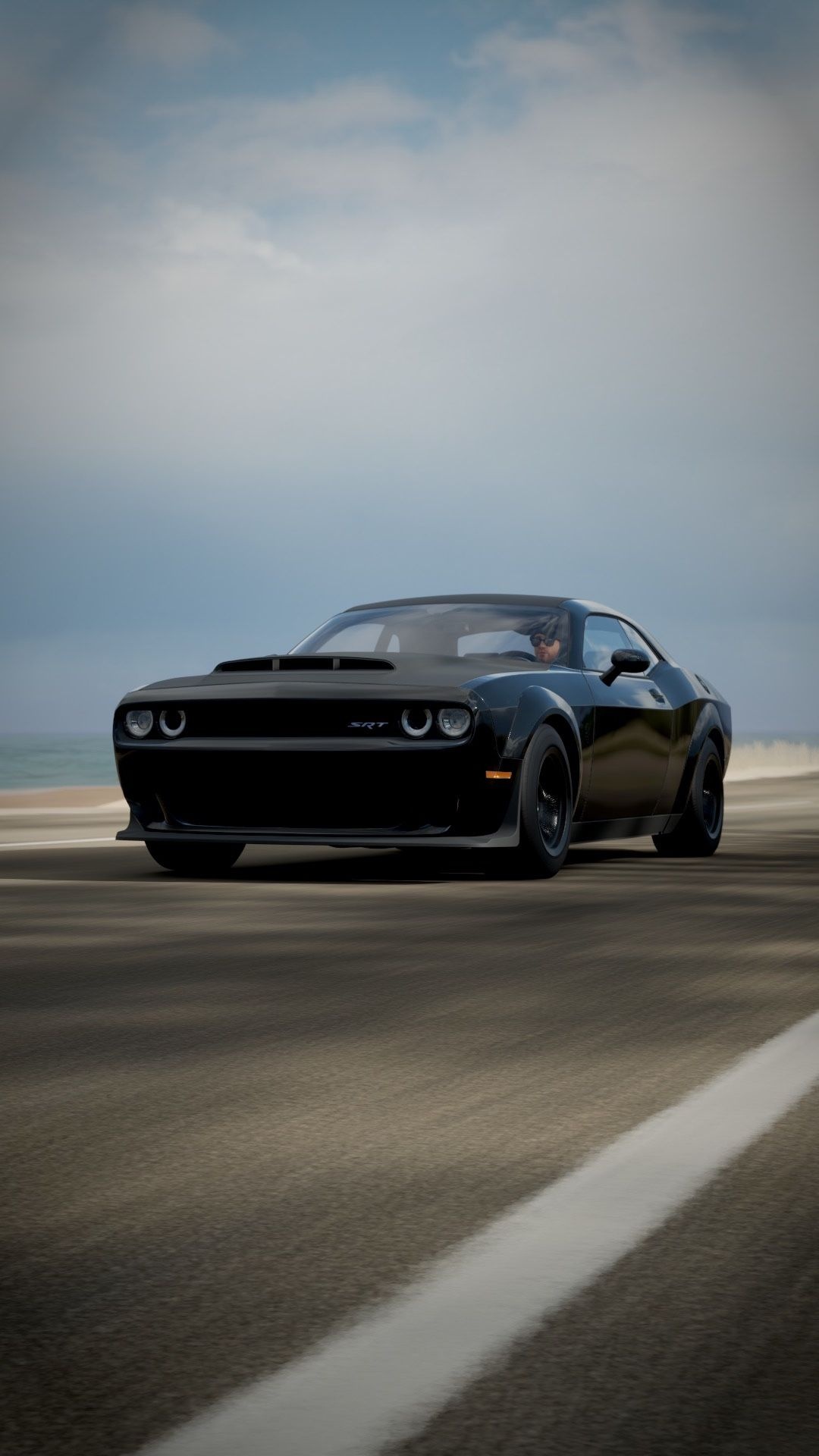 Dodge Challenger SRT Demon, Powerful muscle car, Dream car, Incredible performance, 1080x1920 Full HD Handy