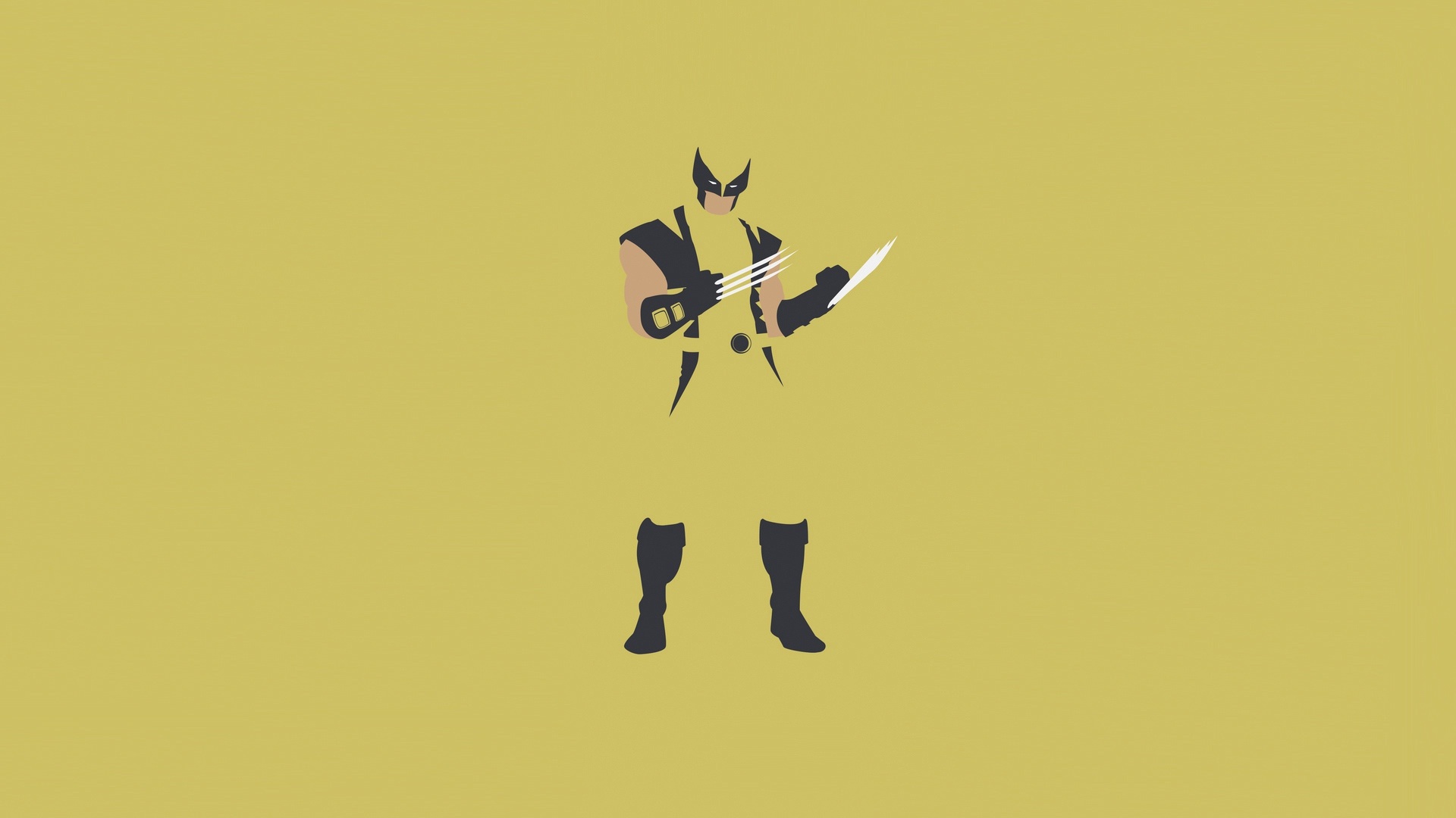 Wolverine, Marvel Minimalist Wallpaper, 1920x1080 Full HD Desktop