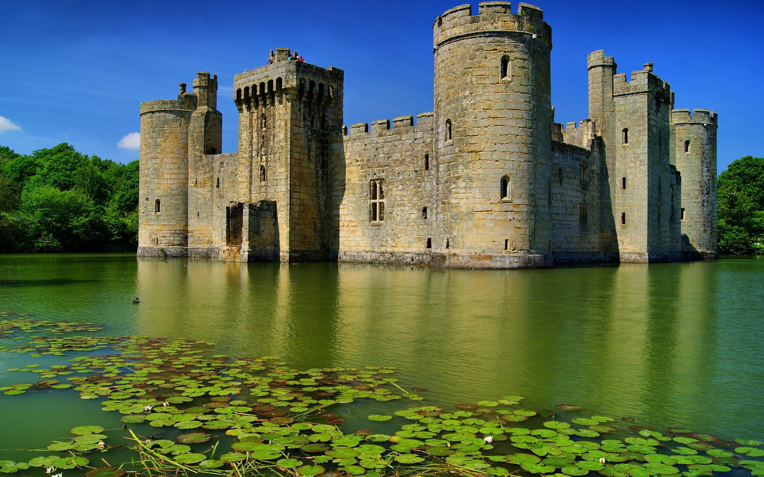 Old building, Medieval castle, Castle lake, Id502013, 2560x1600 HD Desktop