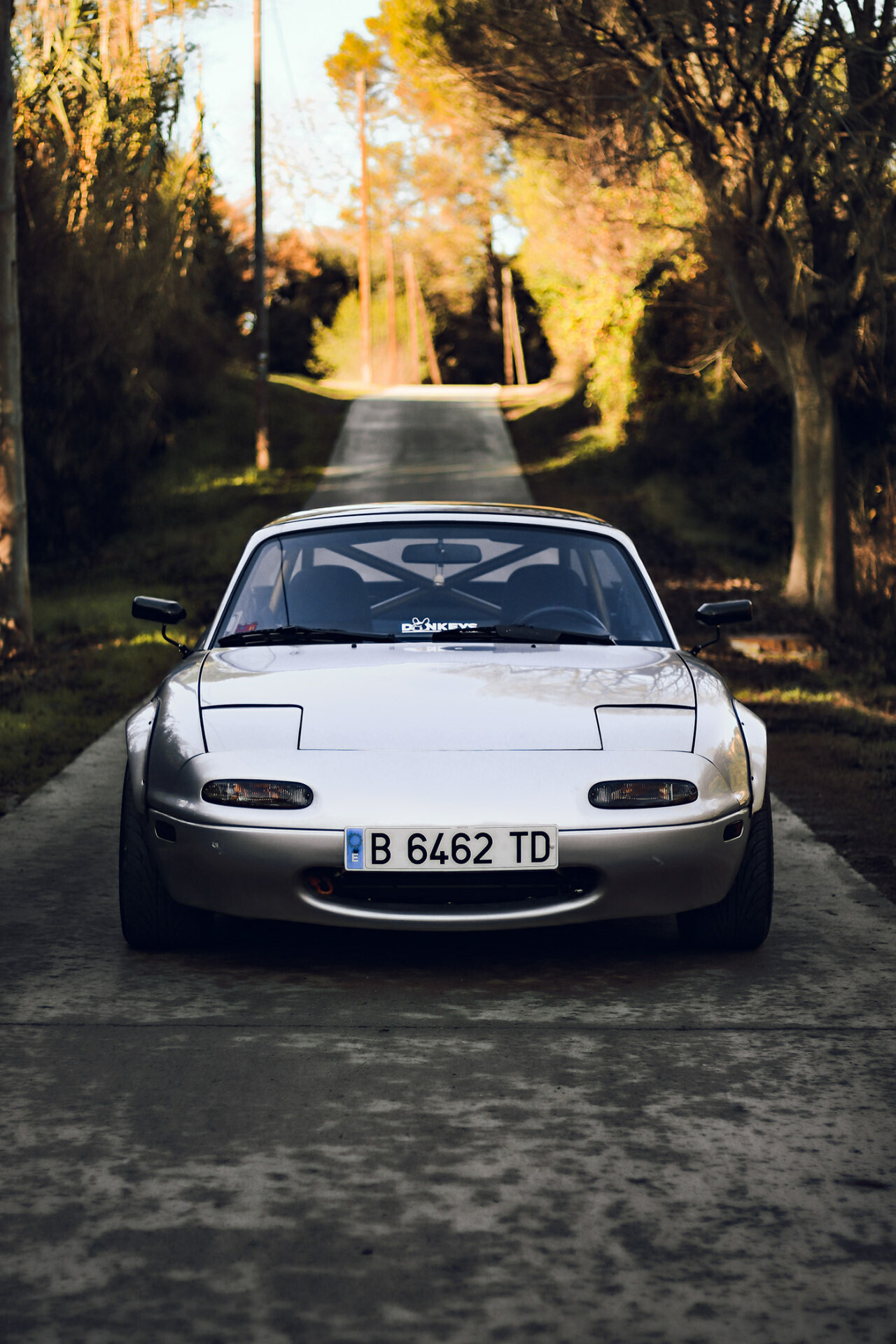Mazda MX-5 Miata: The car is the basis for the Fiat 124 Spider and Abarth 124 Spider. 1280x1920 HD Background.