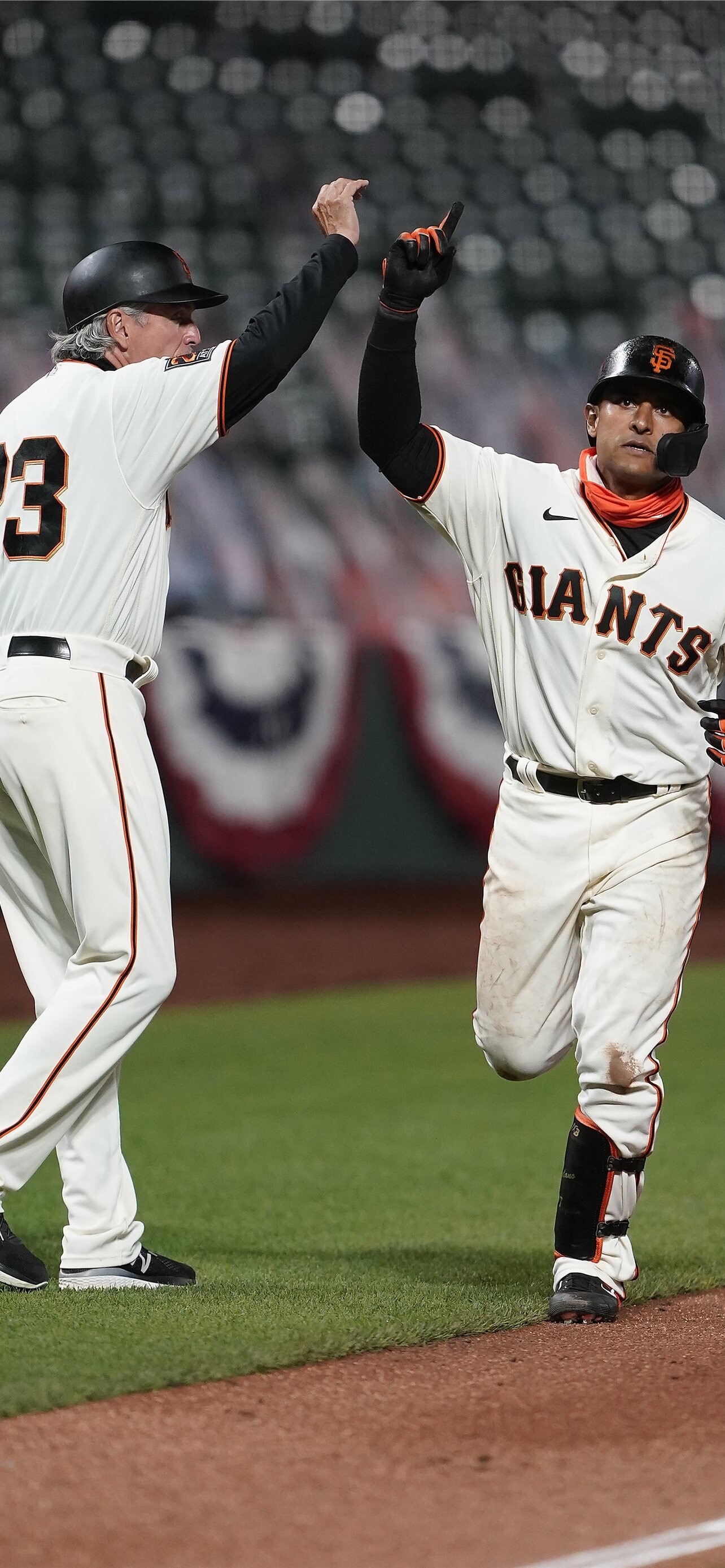 San Francisco Giants: Manny Machado, an American professional baseball third baseman. 1290x2780 HD Background.