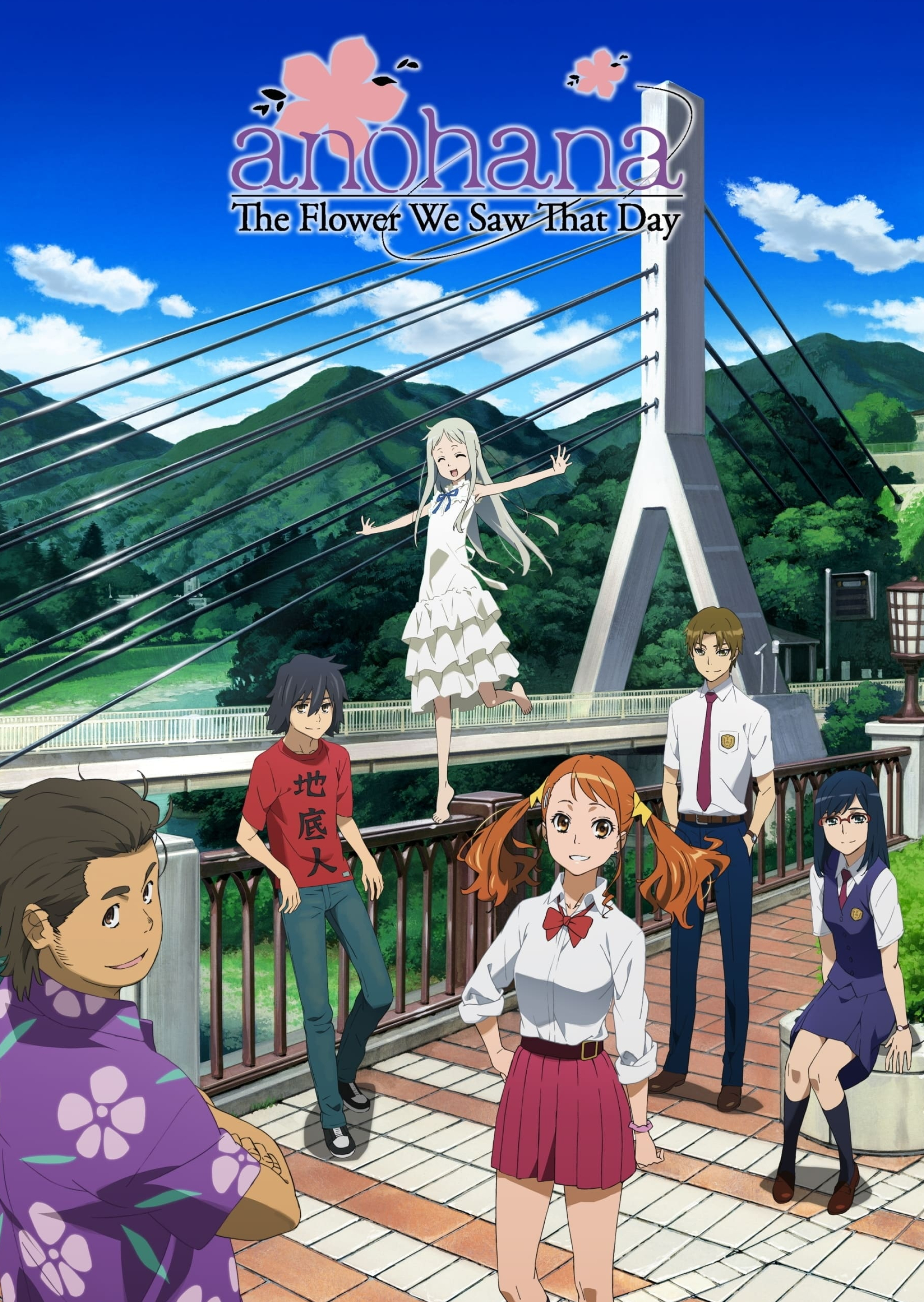 Anohana: The Flower We Saw That Day, TV series posters, The Movie Database, Anime series, 2000x2820 HD Handy