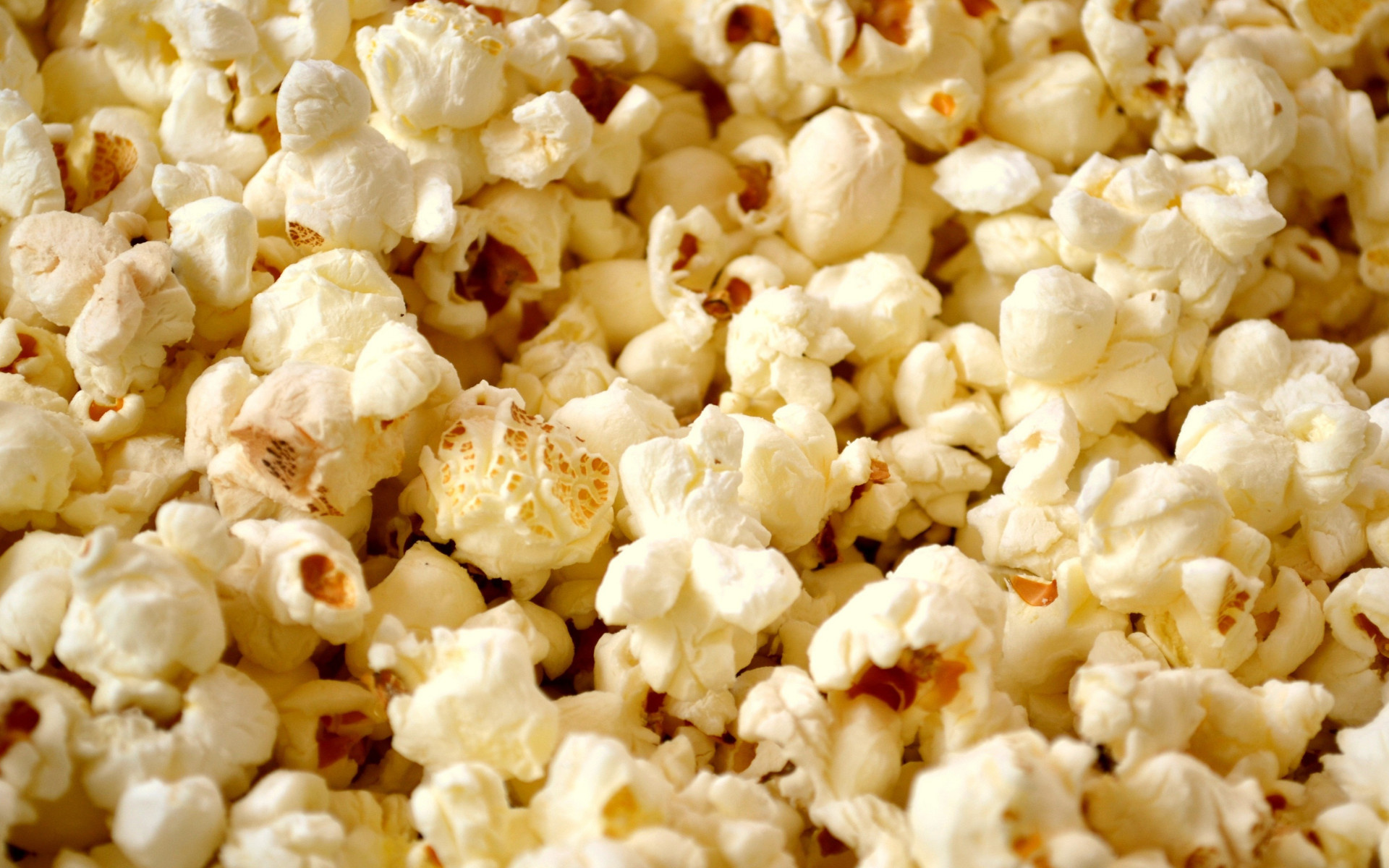 Tasty popcorn snack, Food wallpaper, Popped corn kernels, Vibrant background, 1920x1200 HD Desktop