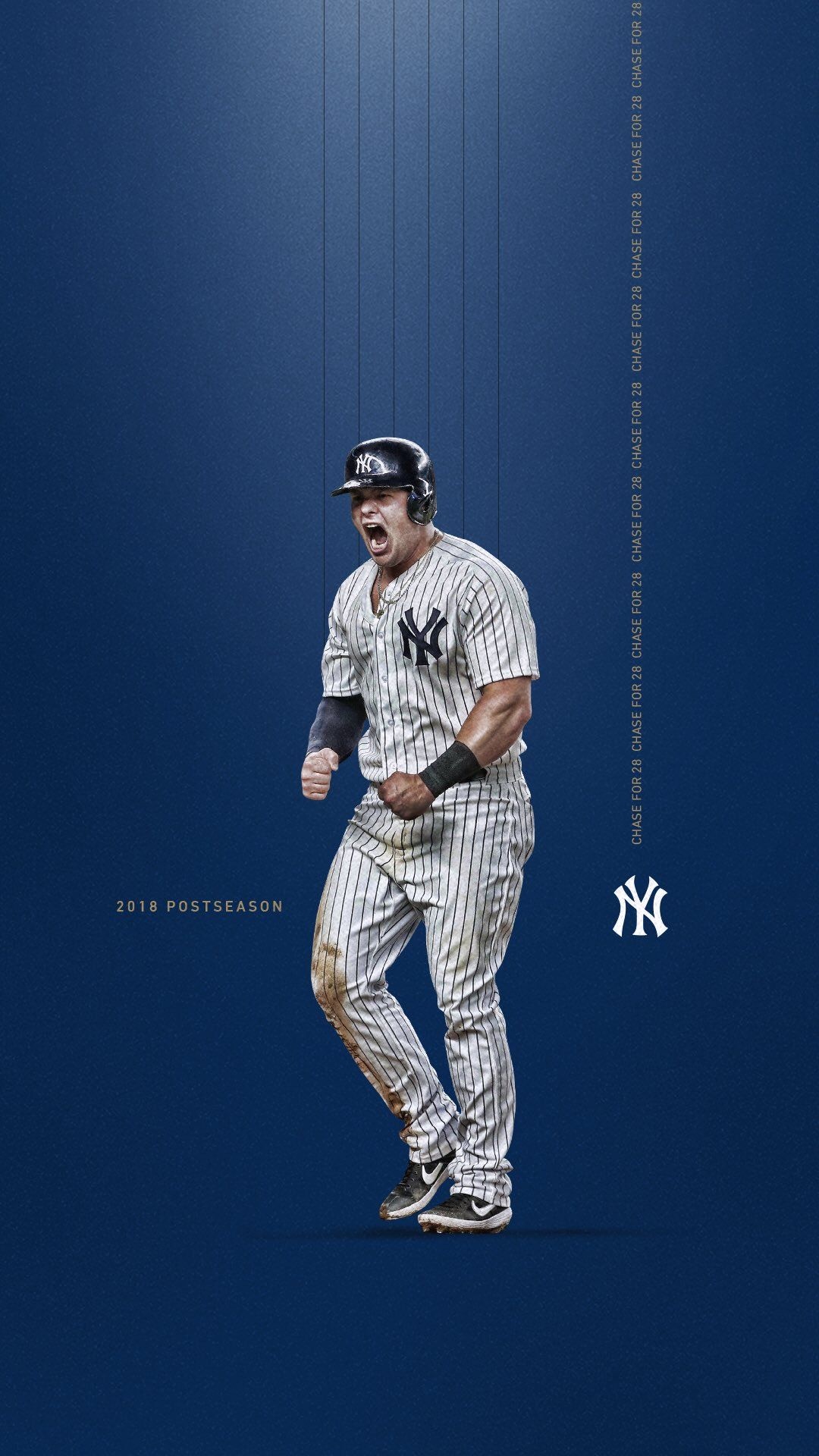 New York Yankees: American sports team playing in the American League East. 1080x1920 Full HD Wallpaper.