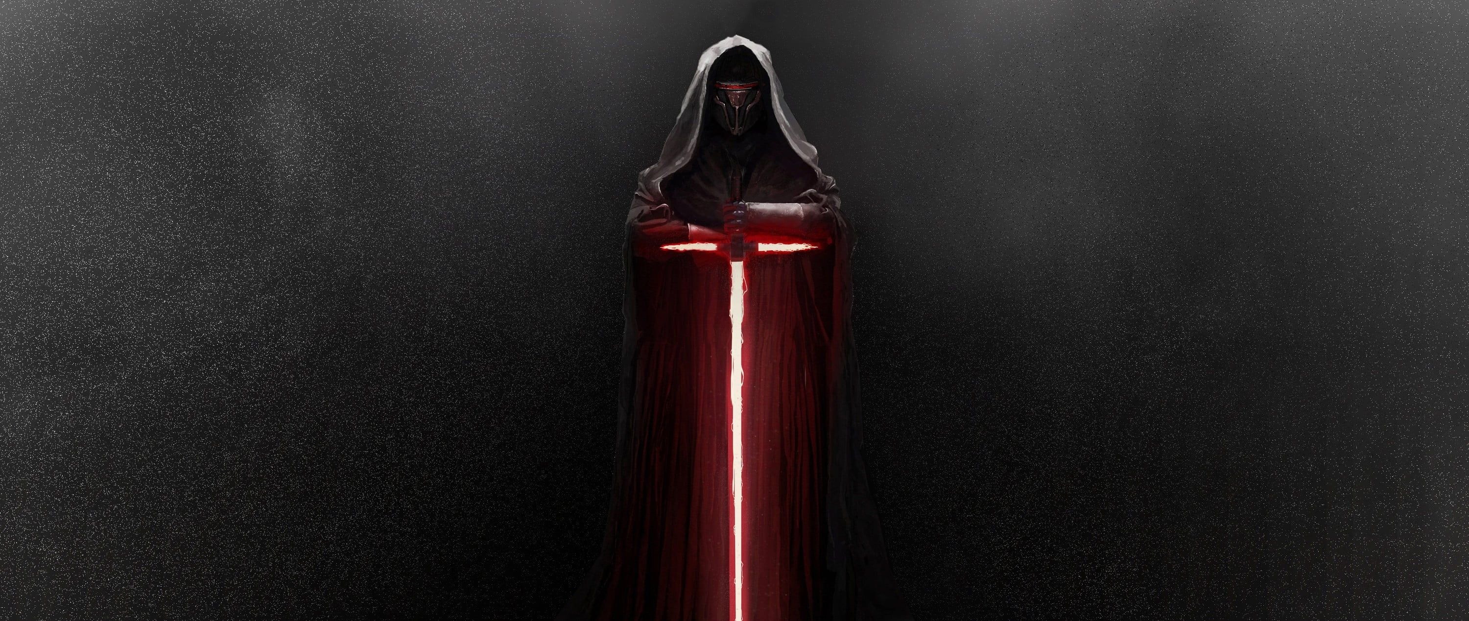 Darth Revan: A Sith Lord and the namesake of the Sith Eternal army's 3rd Legion. 3000x1270 Dual Screen Wallpaper.