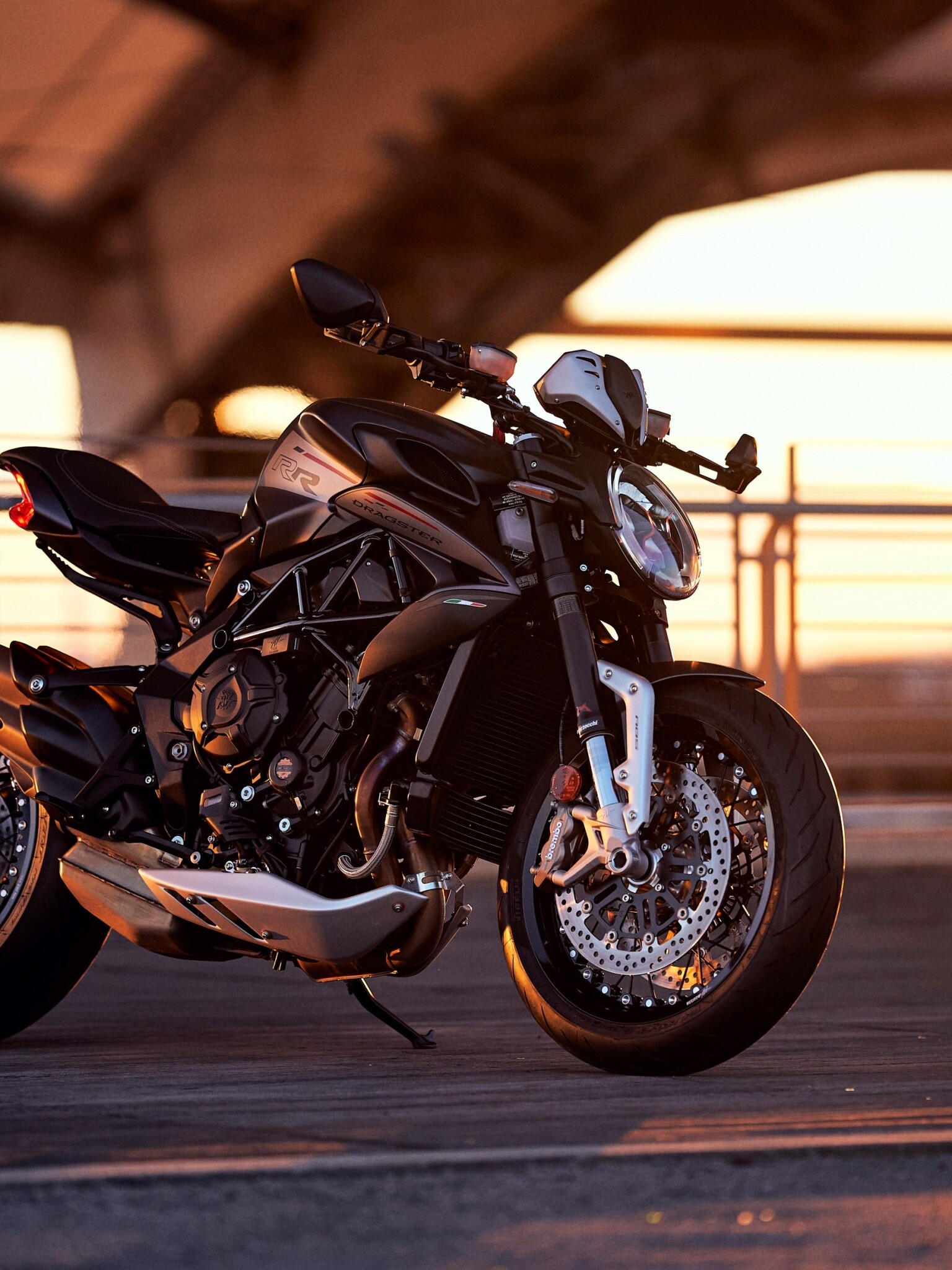 MV Agusta: Dragster RR, A “street fighter” model, Powered by a 800cc three-cylinder engine. 1540x2050 HD Background.
