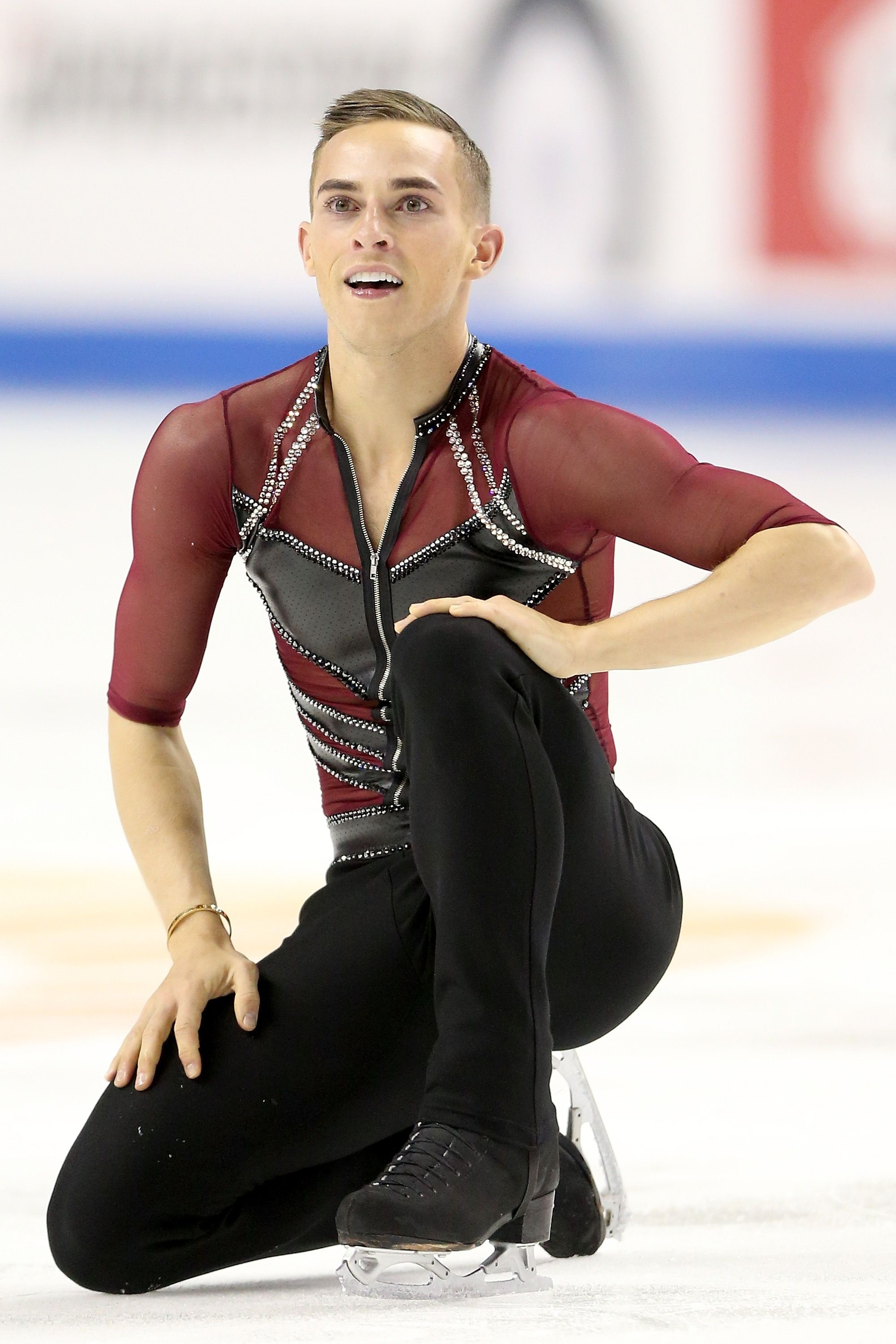 Adam Rippon, Figure skater, Mike Pence, Olympic delegation, 2000x3000 HD Handy