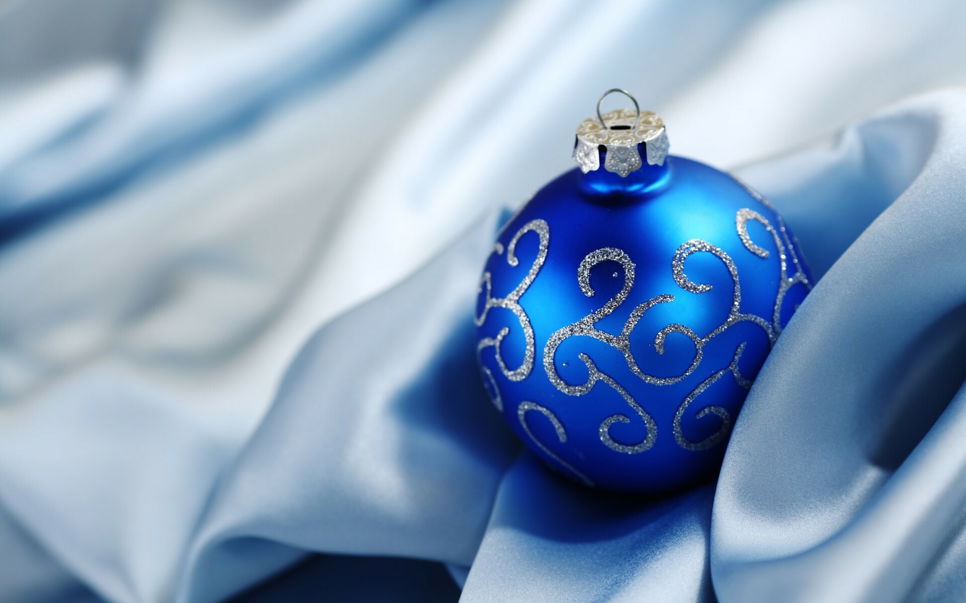 Christmas Ornament: A mold-blown colored glass bulb, New Year. 1920x1200 HD Wallpaper.