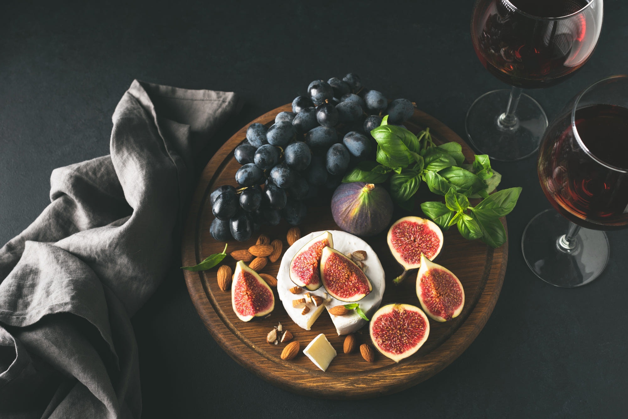 Fig: Especially rich in calcium, Natural foods. 2000x1340 HD Background.