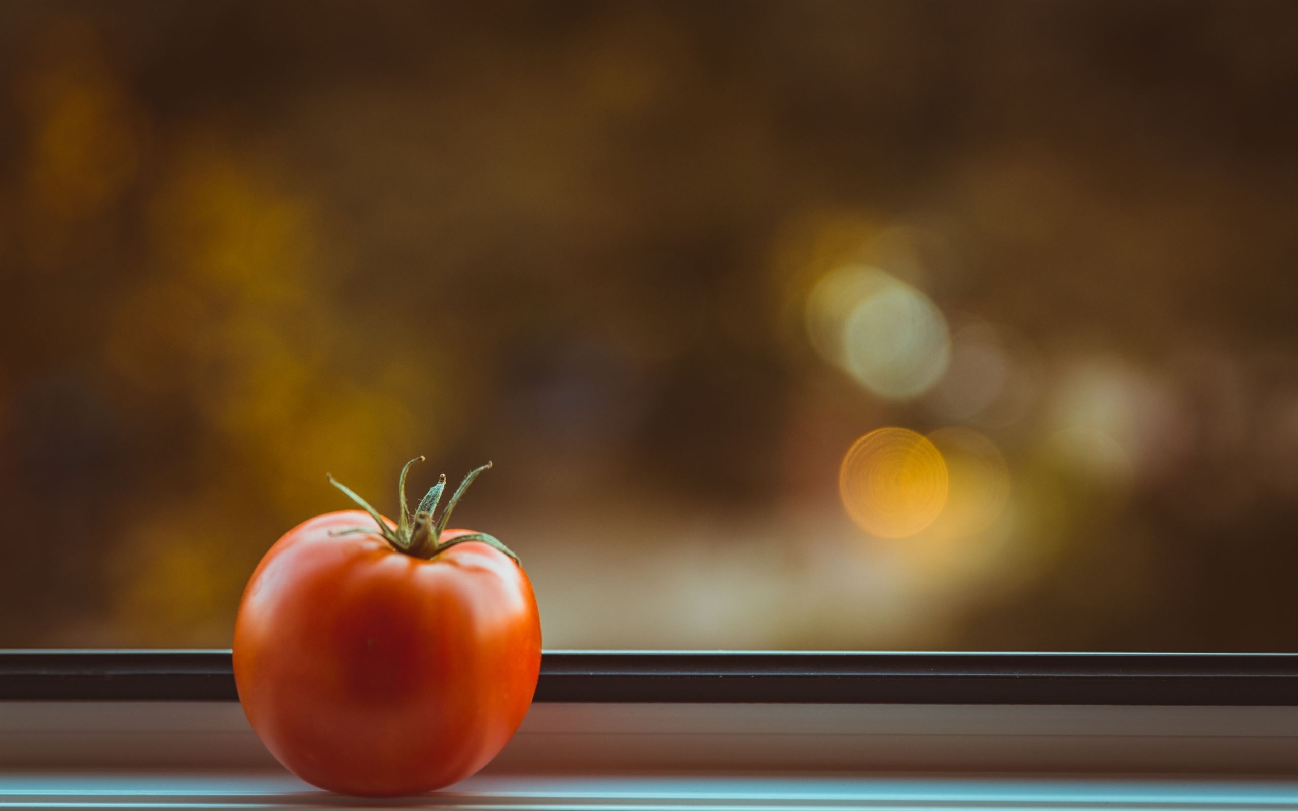 Quiet tomato, Minimalist wallpaper, MacBook Pro, Serene background, 2560x1600 HD Desktop