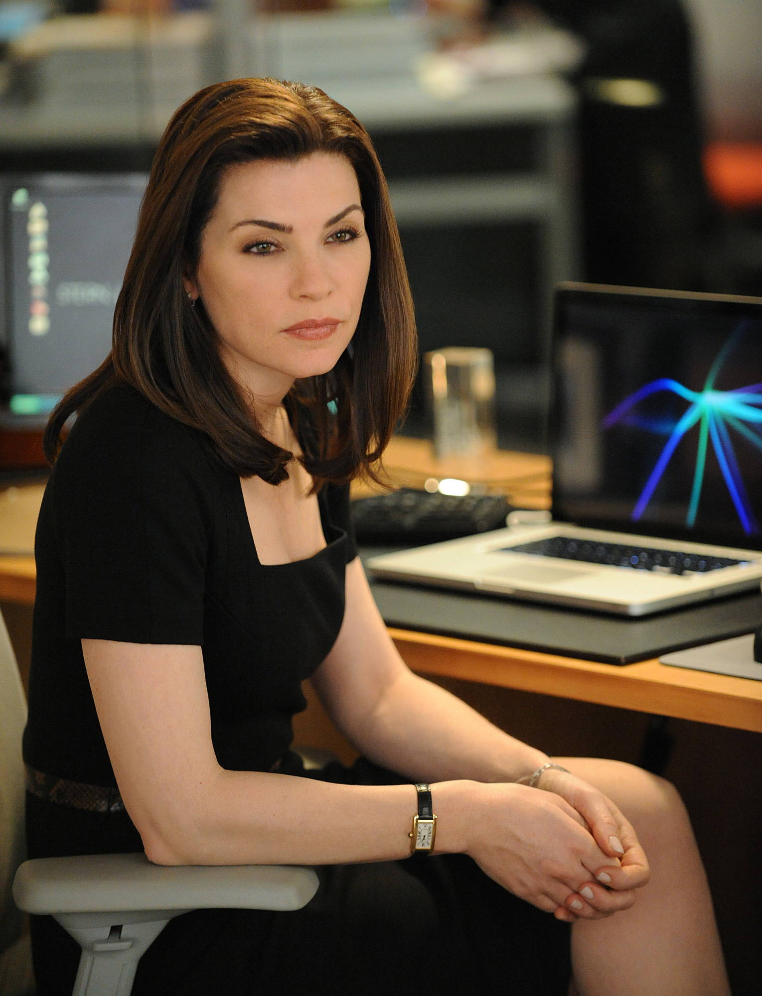 The Good Wife (TV Series): Julianna Margulies, Film debut playing a small part in the 1991 Steven Seagal's “Out for Justice”. 1530x2000 HD Wallpaper.
